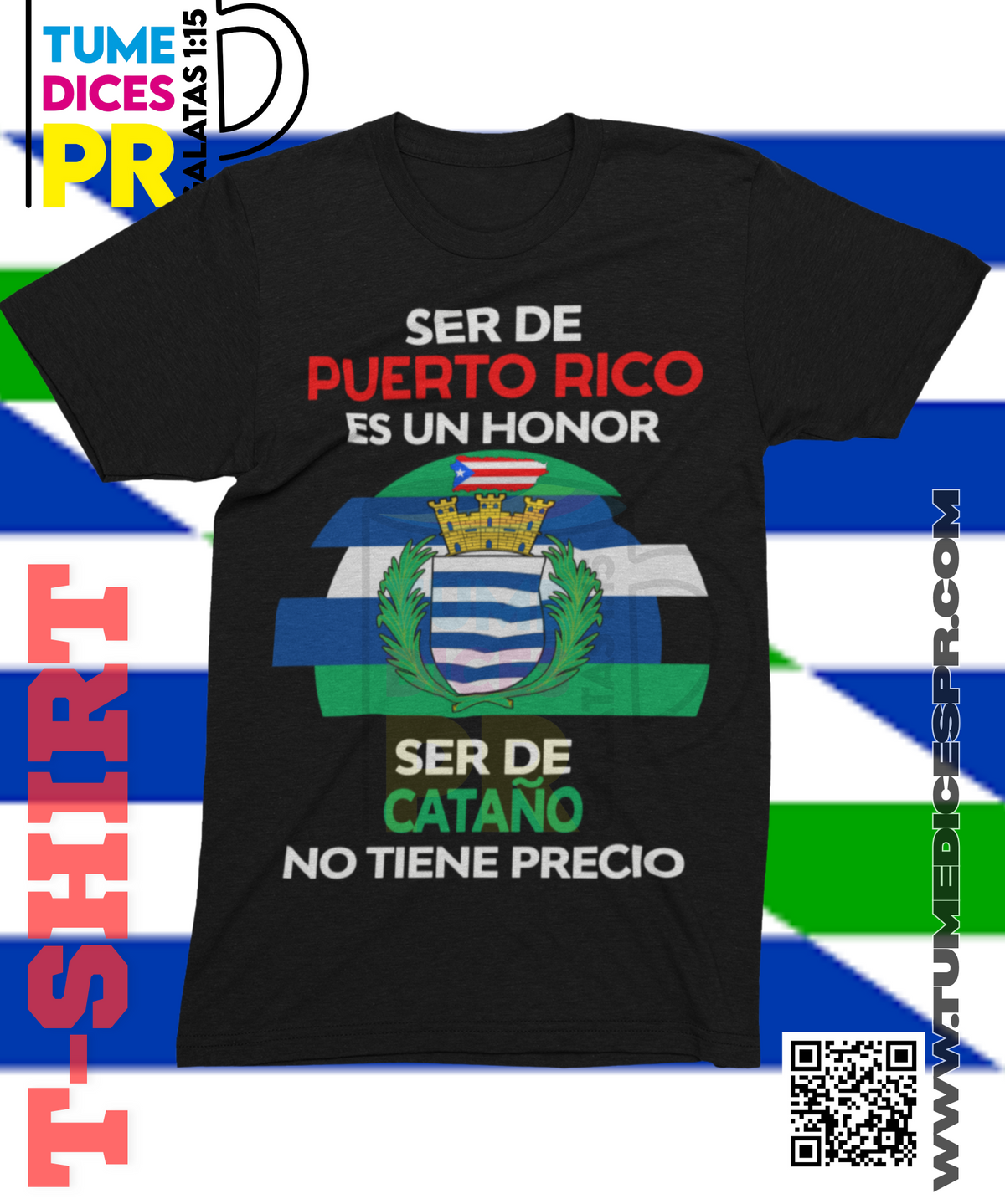 Camiseta MUNICIPIOS DE PUERTO RICO | Algodón y poliéster | Tallas S–XL