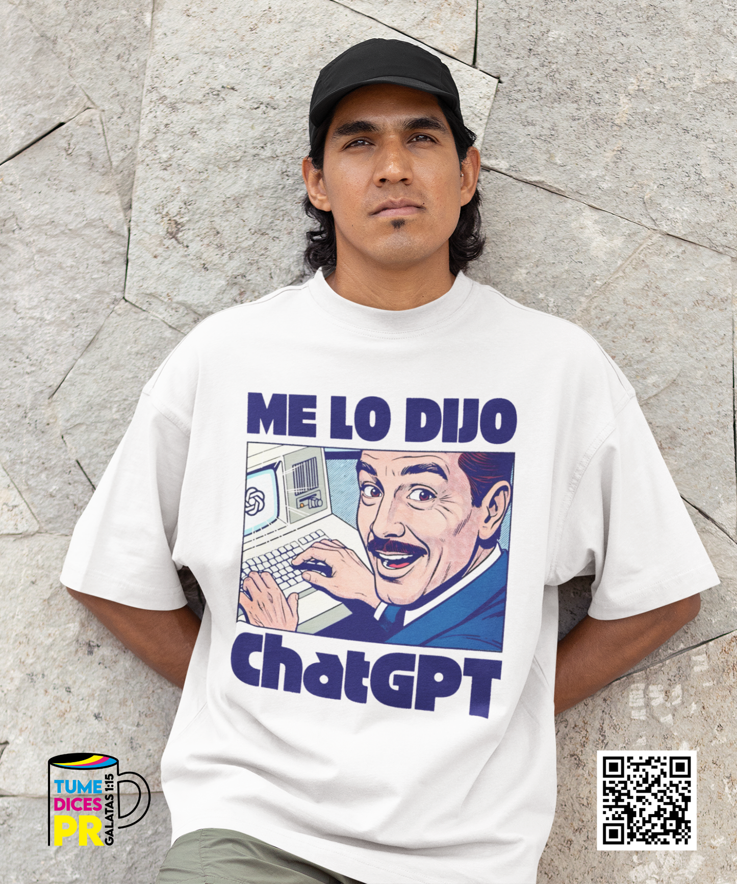 ME LO DIJO CHAT GPT Camiseta