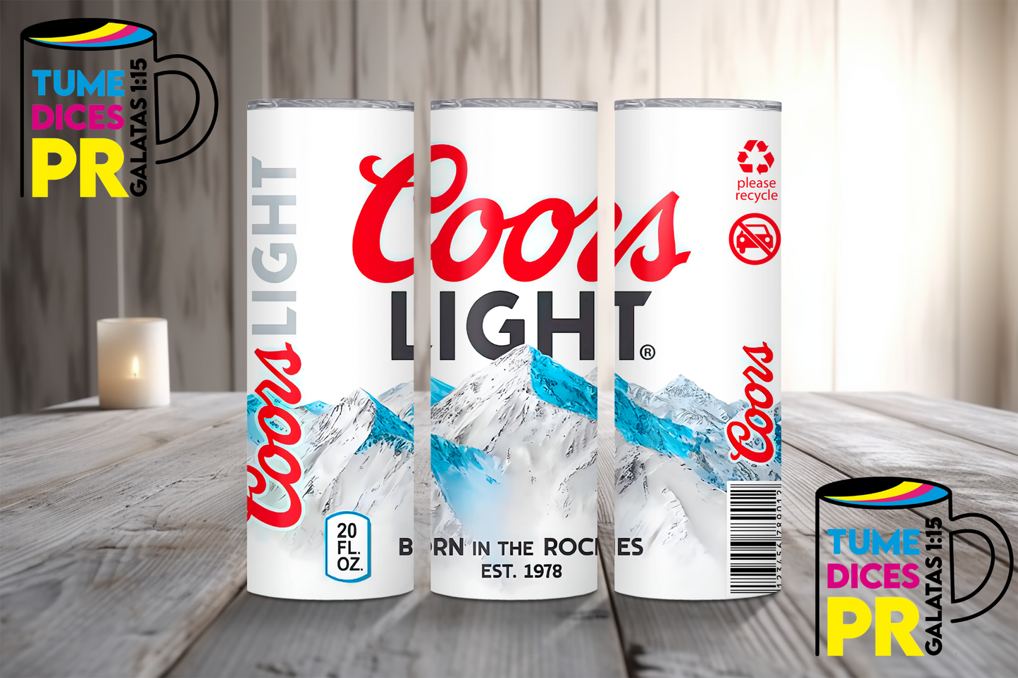 LICORES Skinny Tumbler
