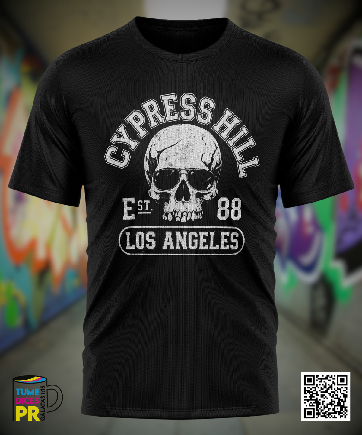 Camiseta CYPRESS HILL | Algodón y poliéster | Tallas S–XL