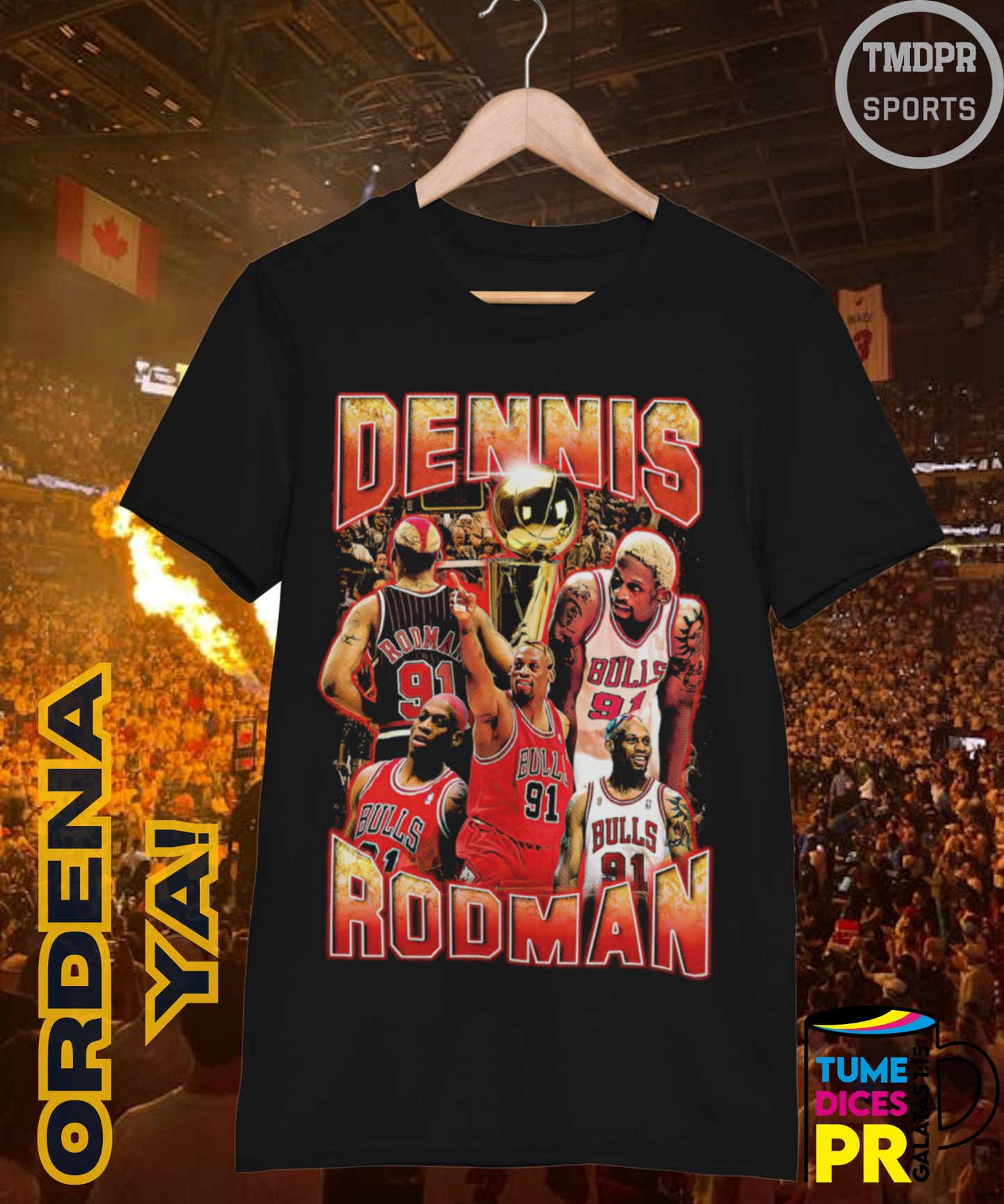 Camiseta semitono NBA CHICAGO BULLS