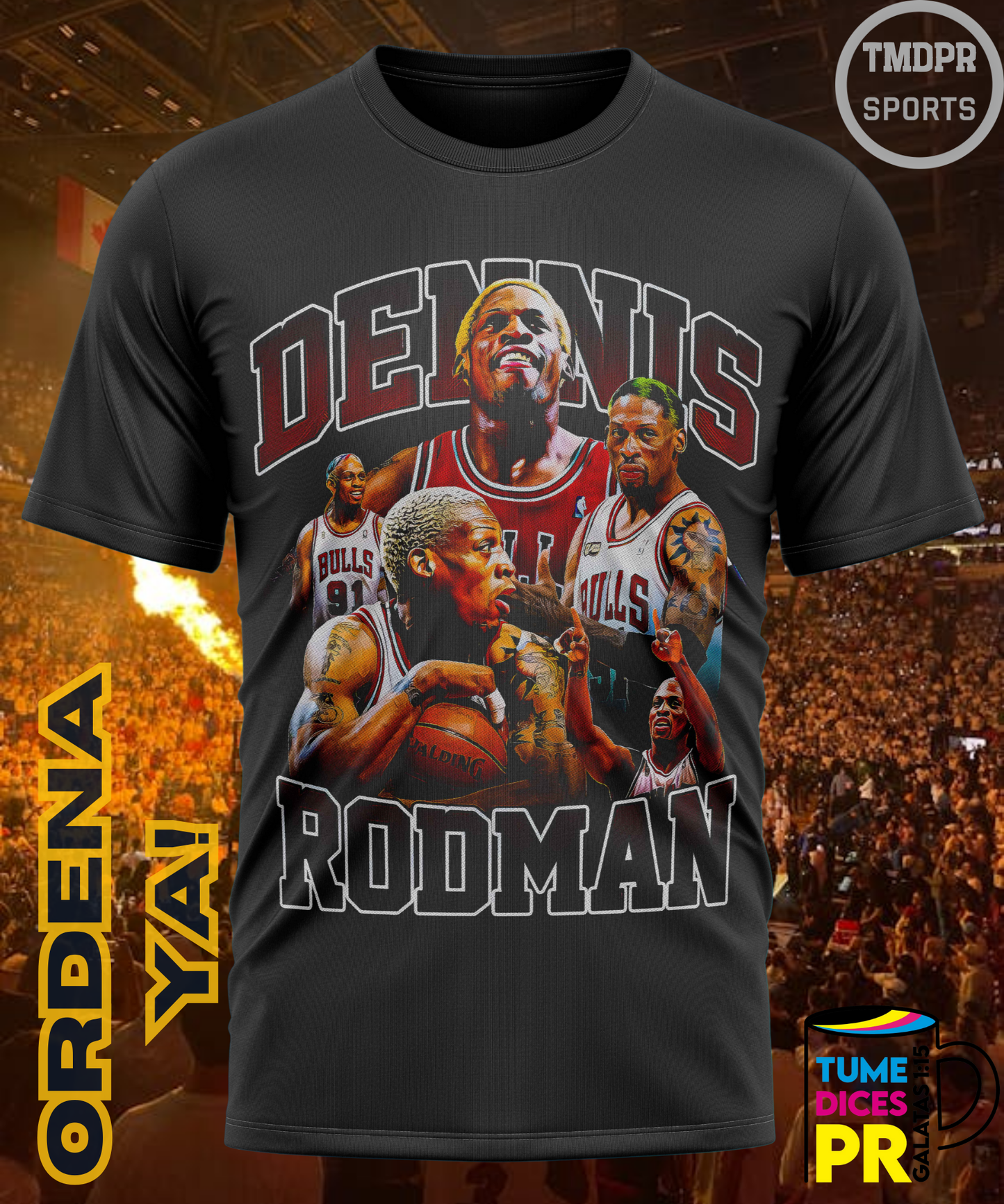 Camiseta semitono NBA CHICAGO BULLS
