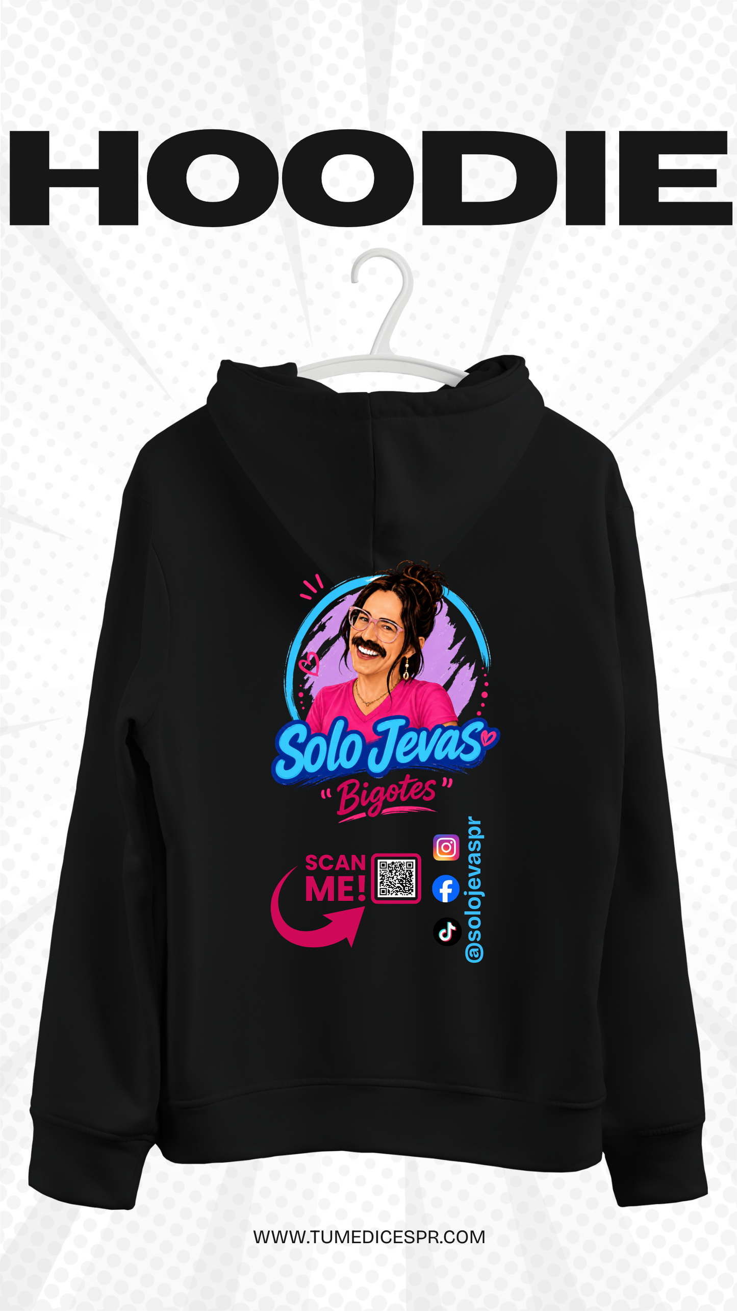 BIGOTES HOODIE “SOLO JEVAS”