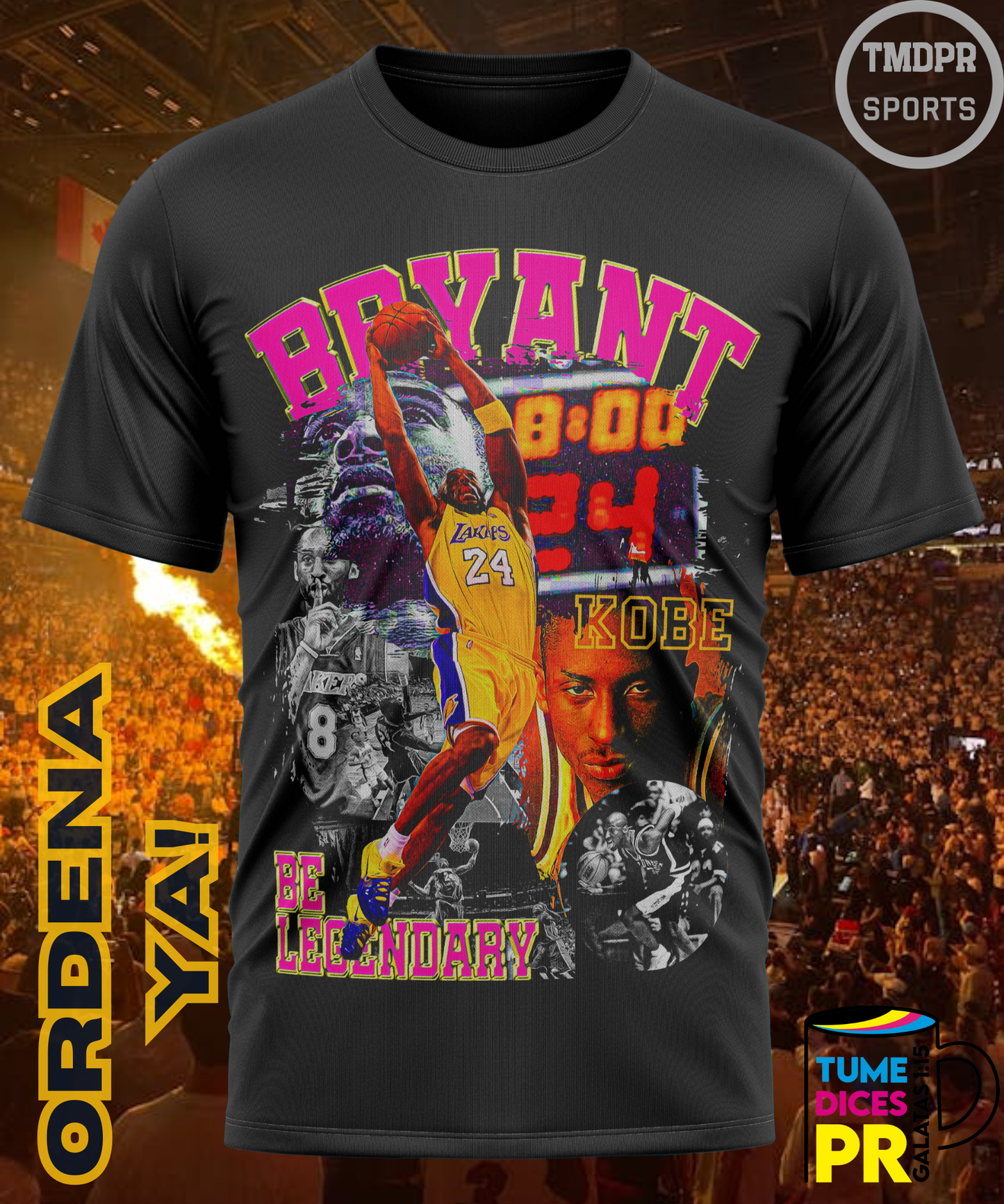 Camiseta semitono NBA LAKERS
