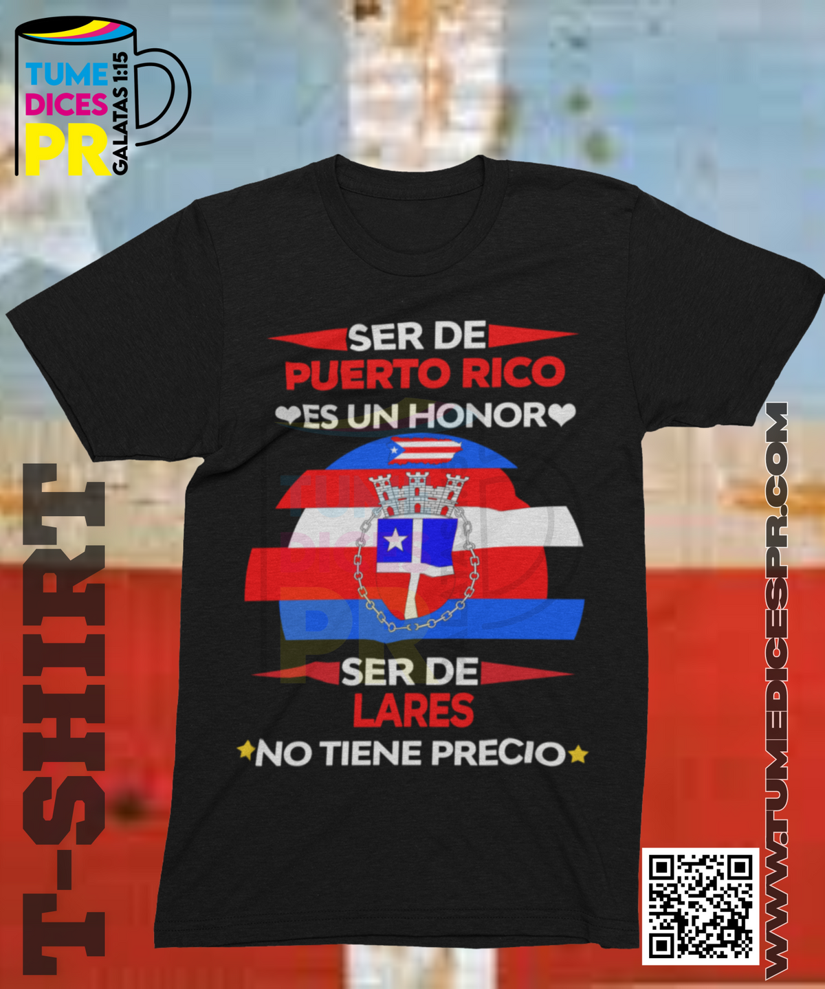 Camiseta MUNICIPIOS DE PUERTO RICO | Algodón y poliéster | Tallas S–XL