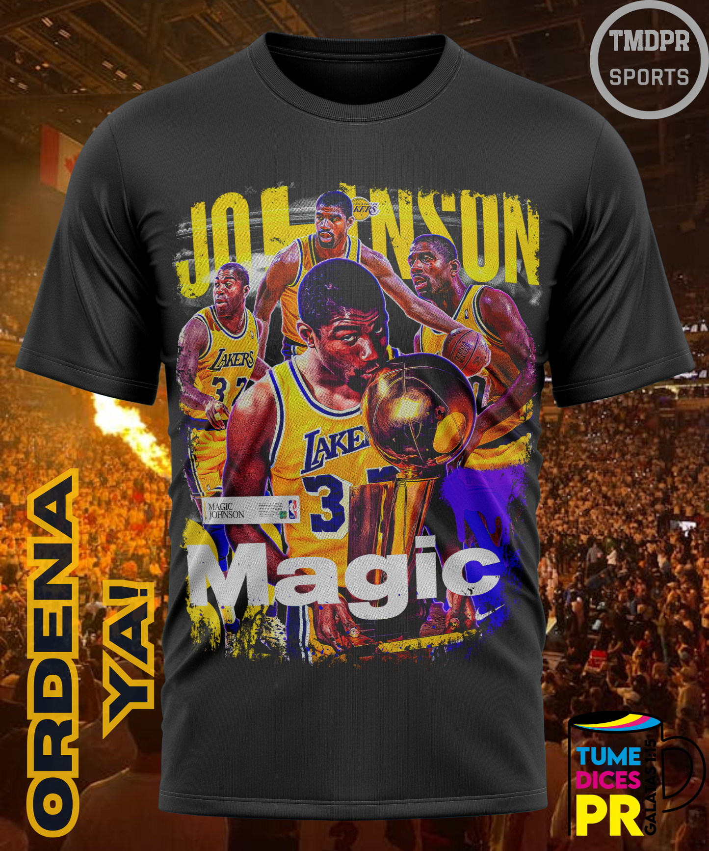 Camiseta semitono NBA LAKERS