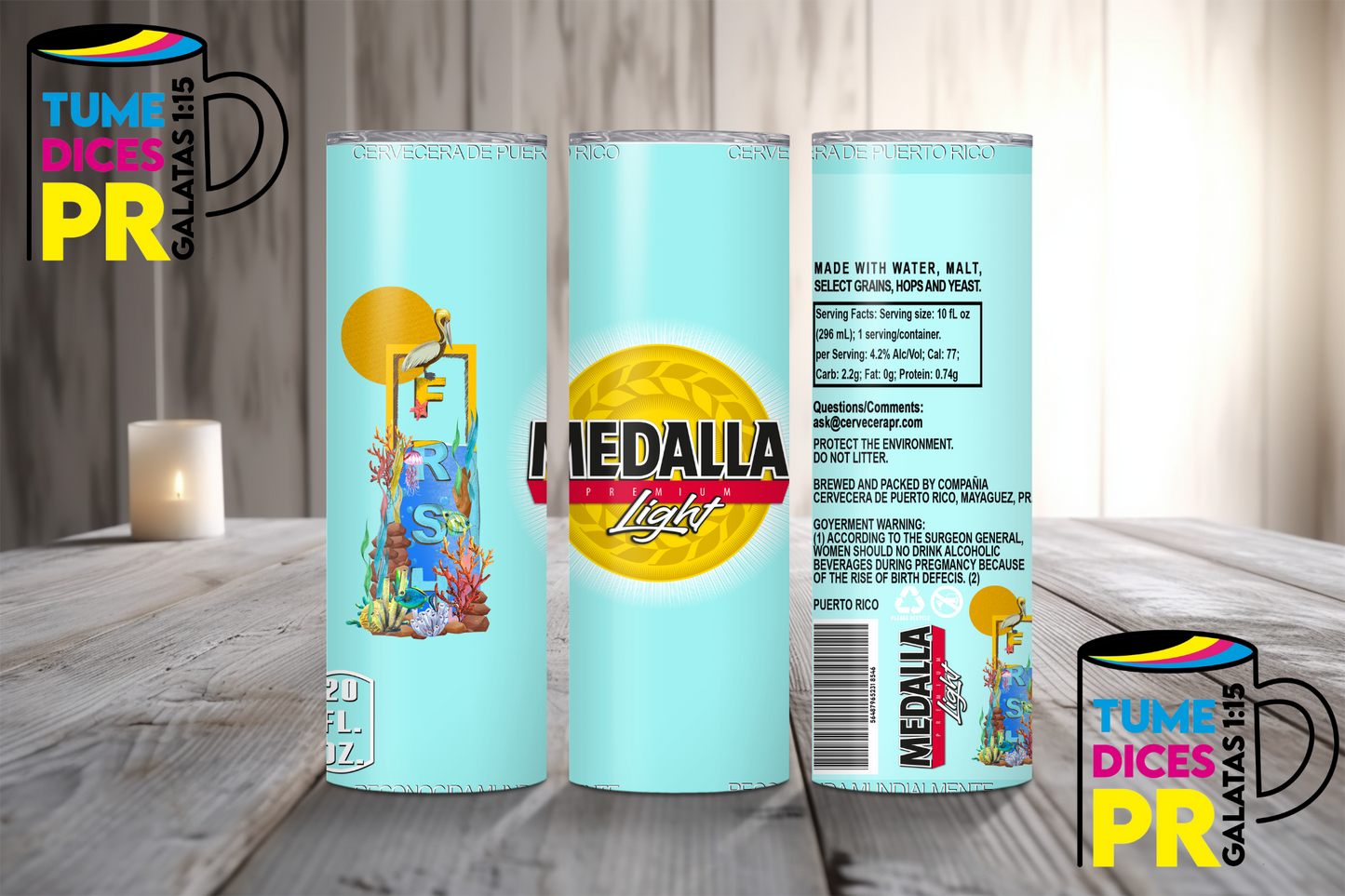 LICORES Skinny Tumbler
