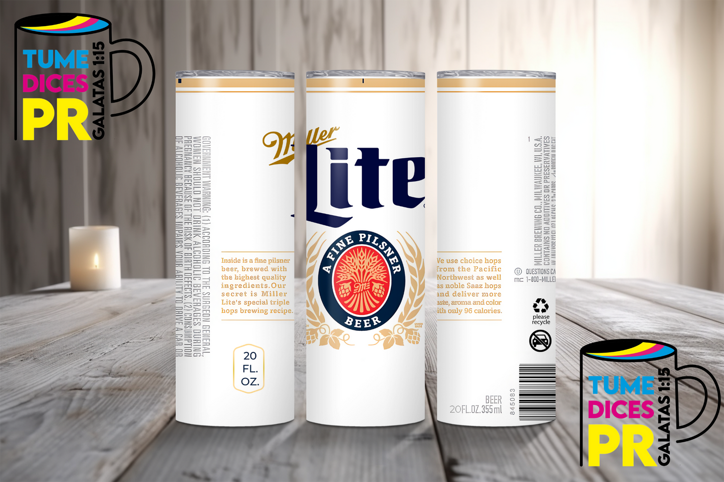 LICORES Skinny Tumbler
