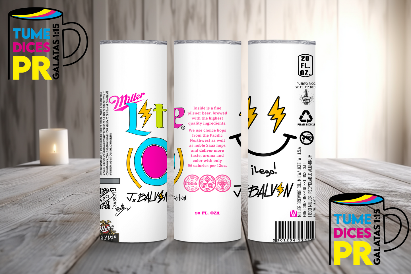 LICORES Skinny Tumbler