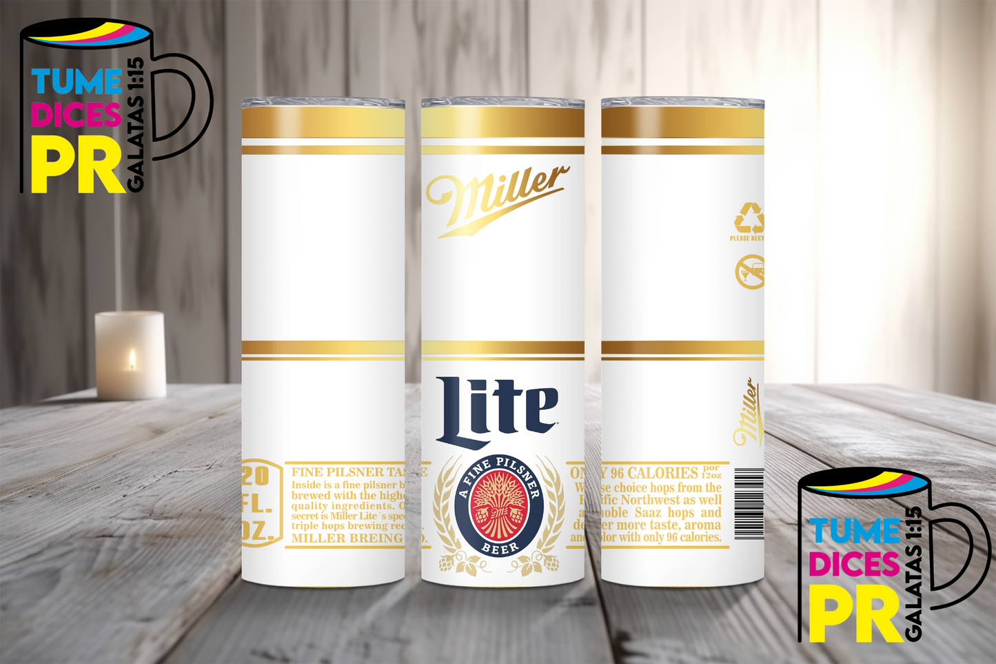 LICORES Skinny Tumbler