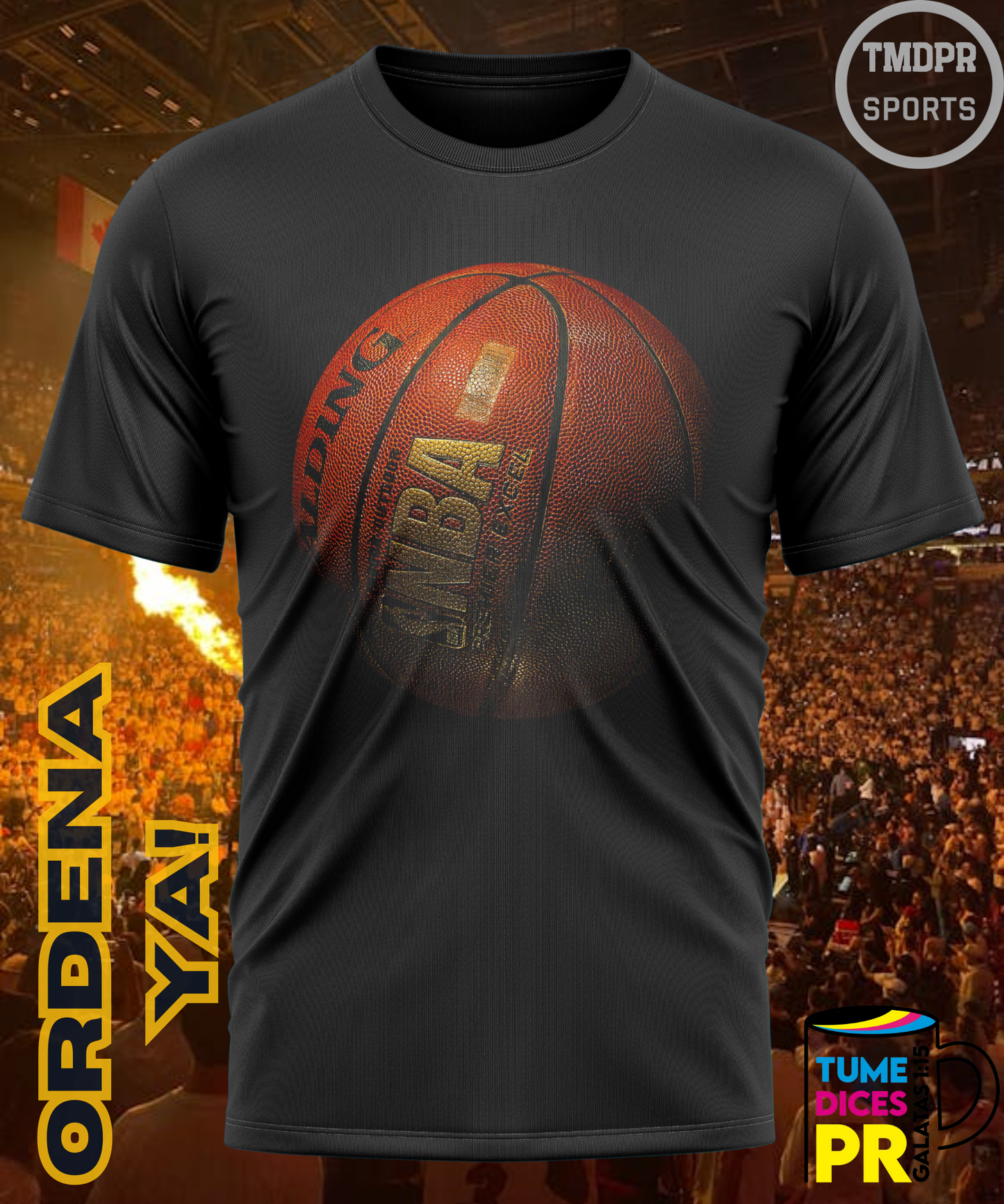 Camiseta semitono NBA BALL