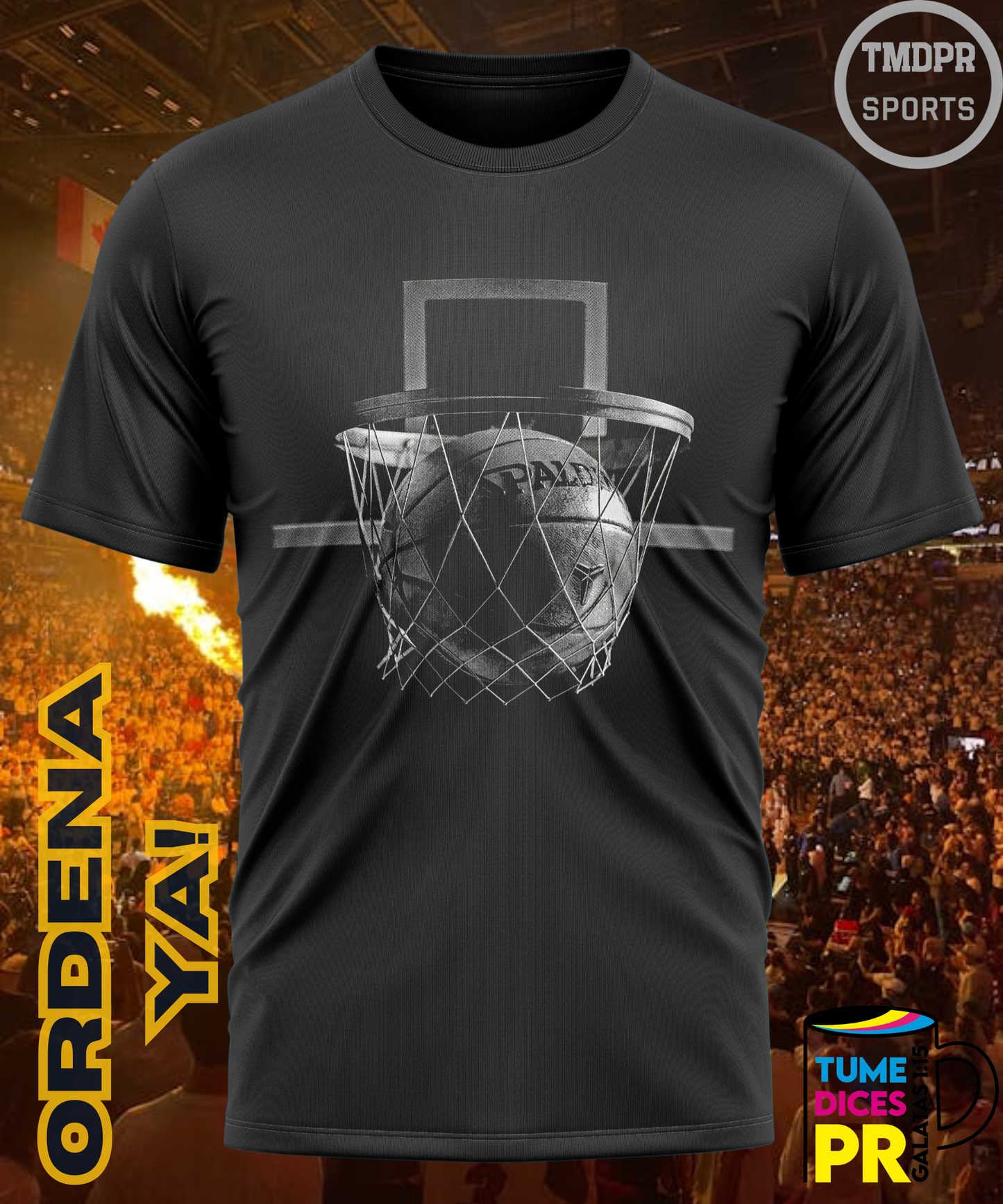Camiseta semitono NBA BALL
