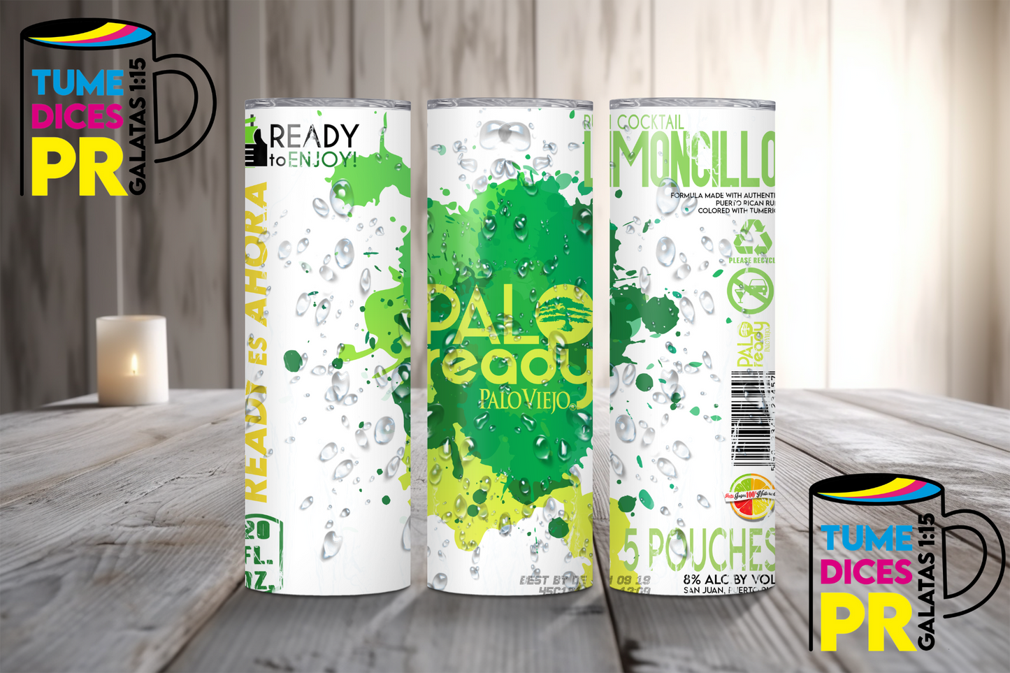 LICORES Skinny Tumbler