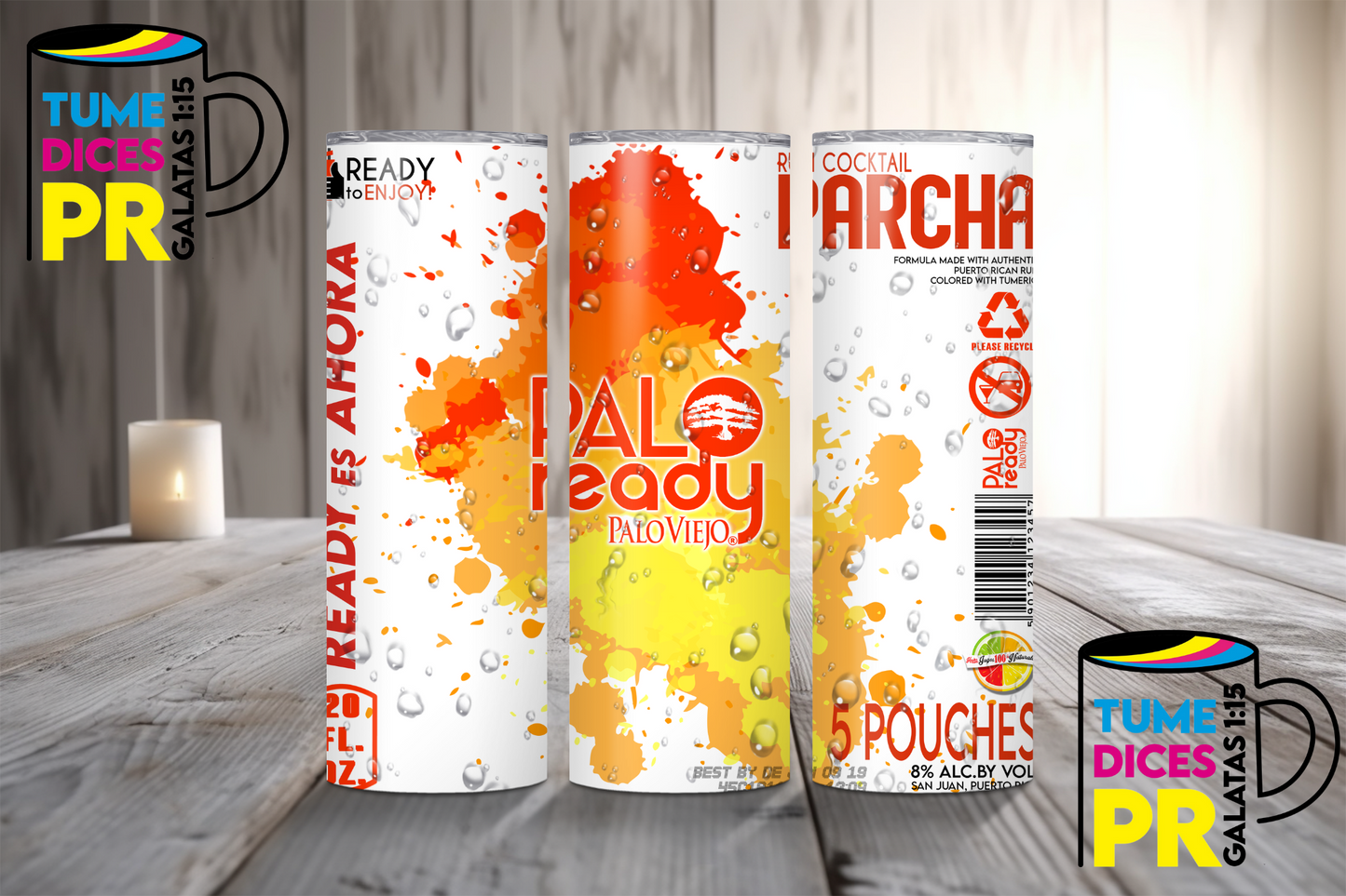 LICORES Skinny Tumbler