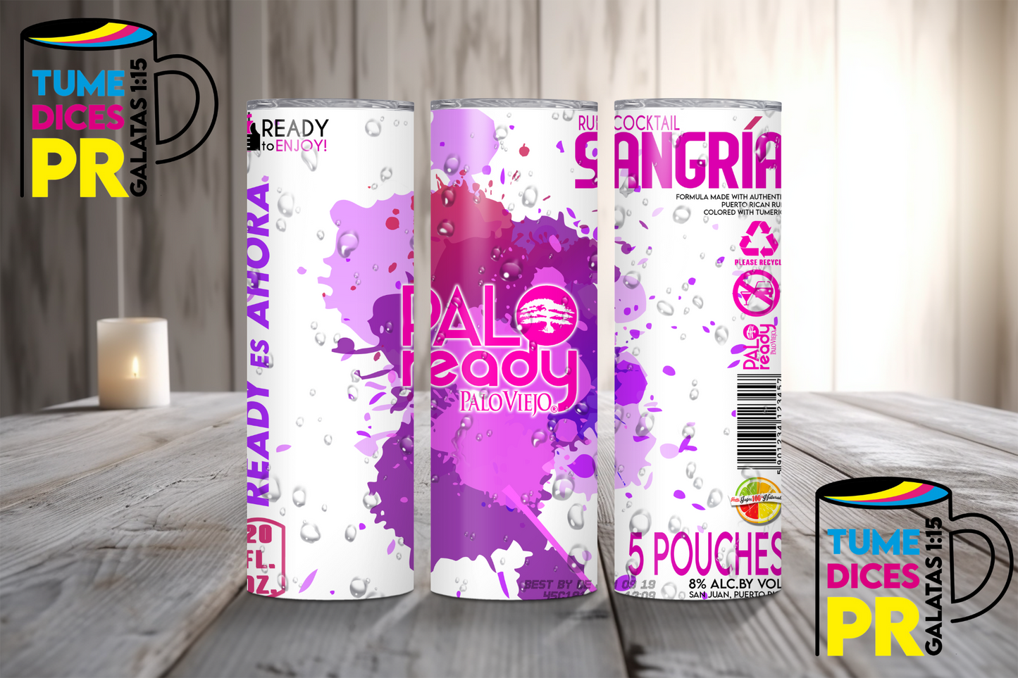 LICORES Skinny Tumbler