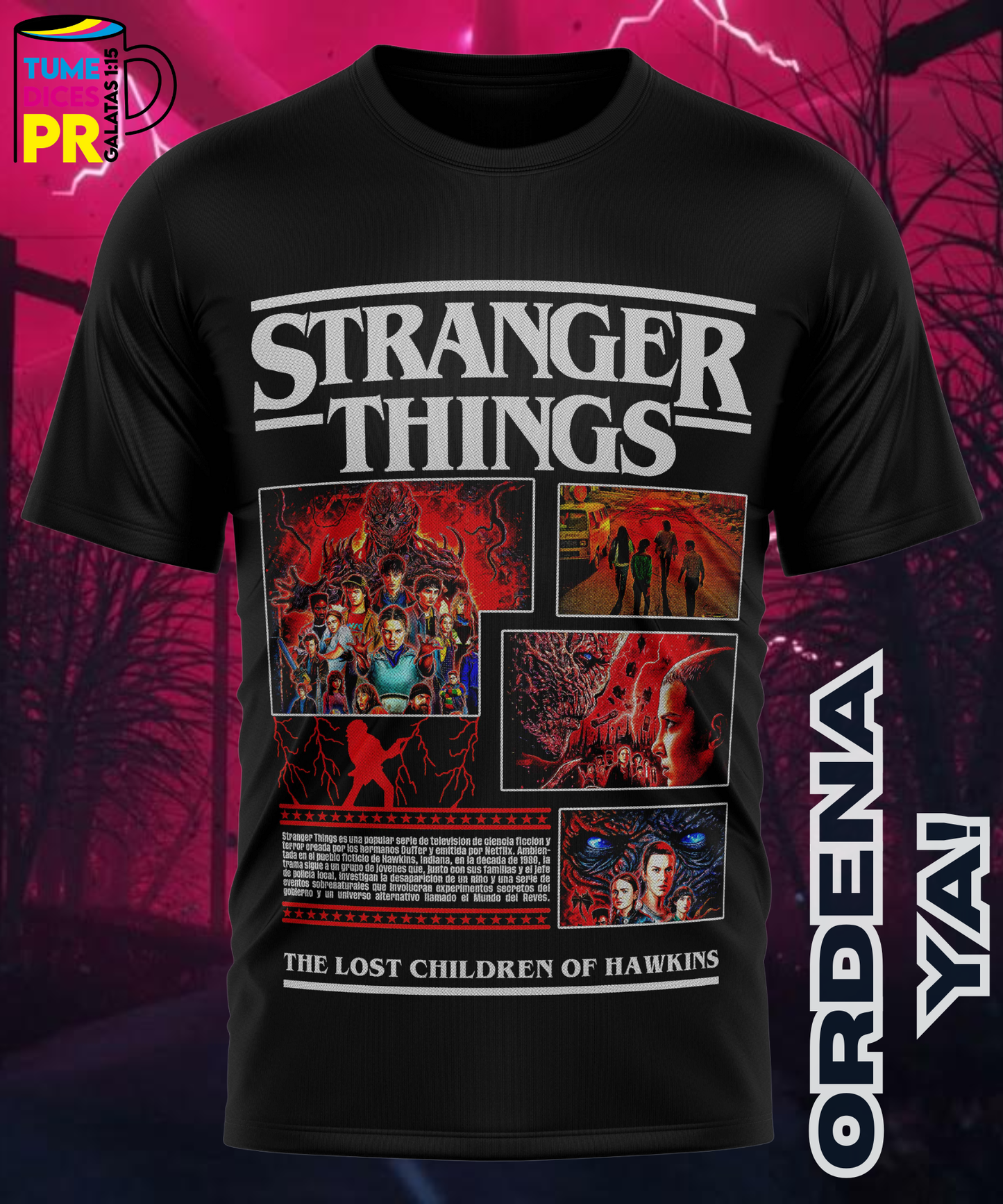 Camiseta STRANGER THINGS