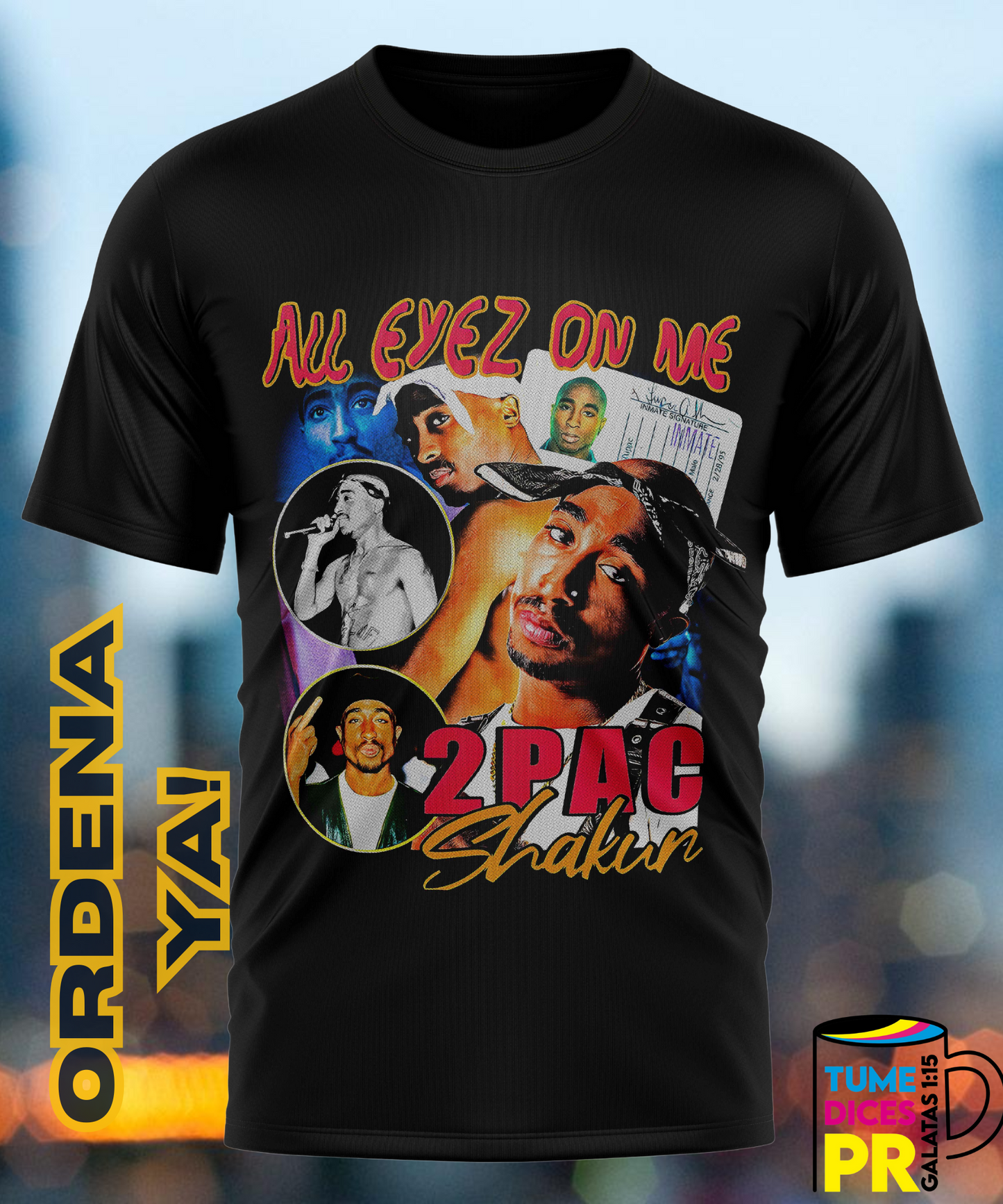 TUPAC Camiseta