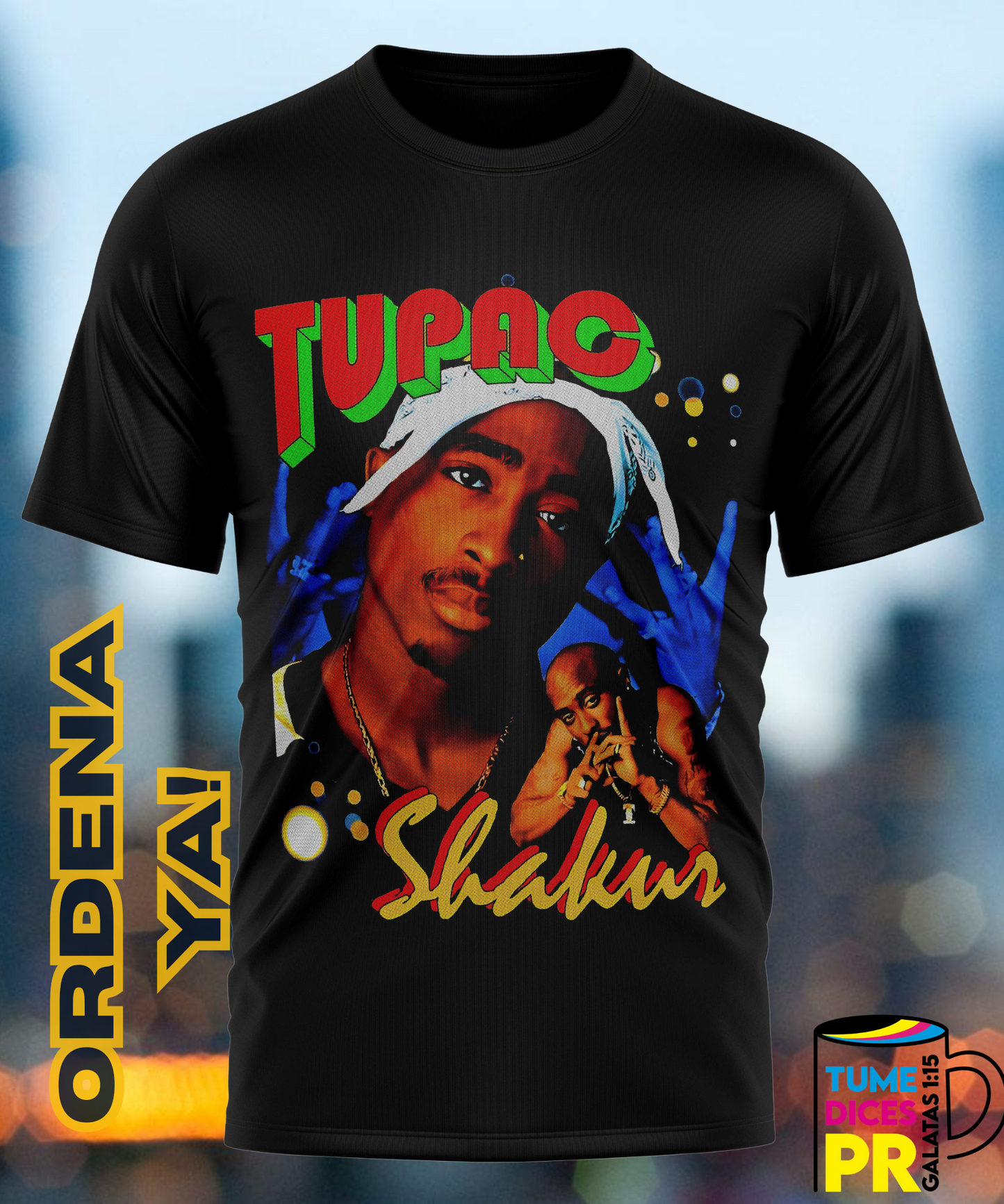 TUPAC Camiseta