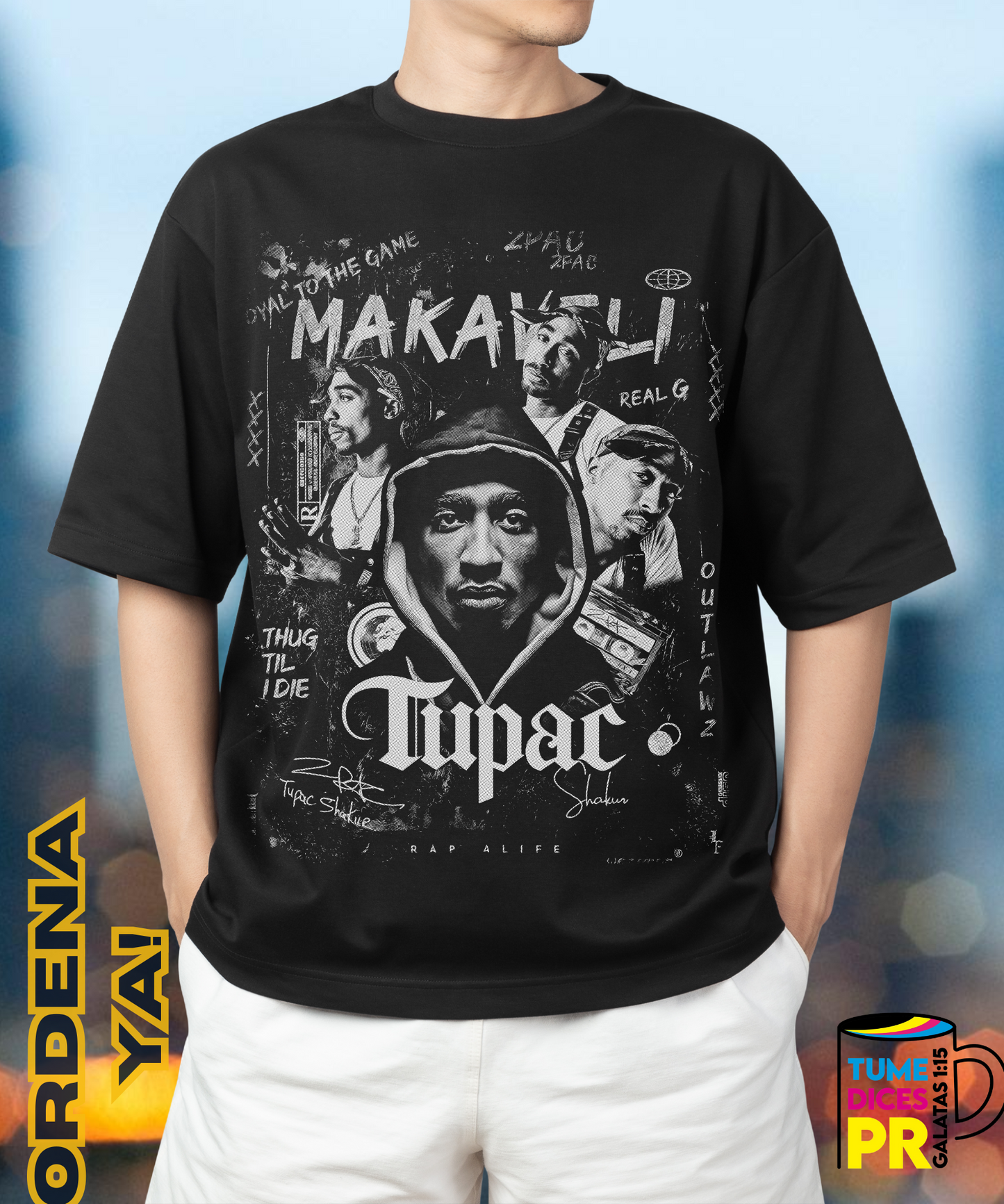 TUPAC Camiseta
