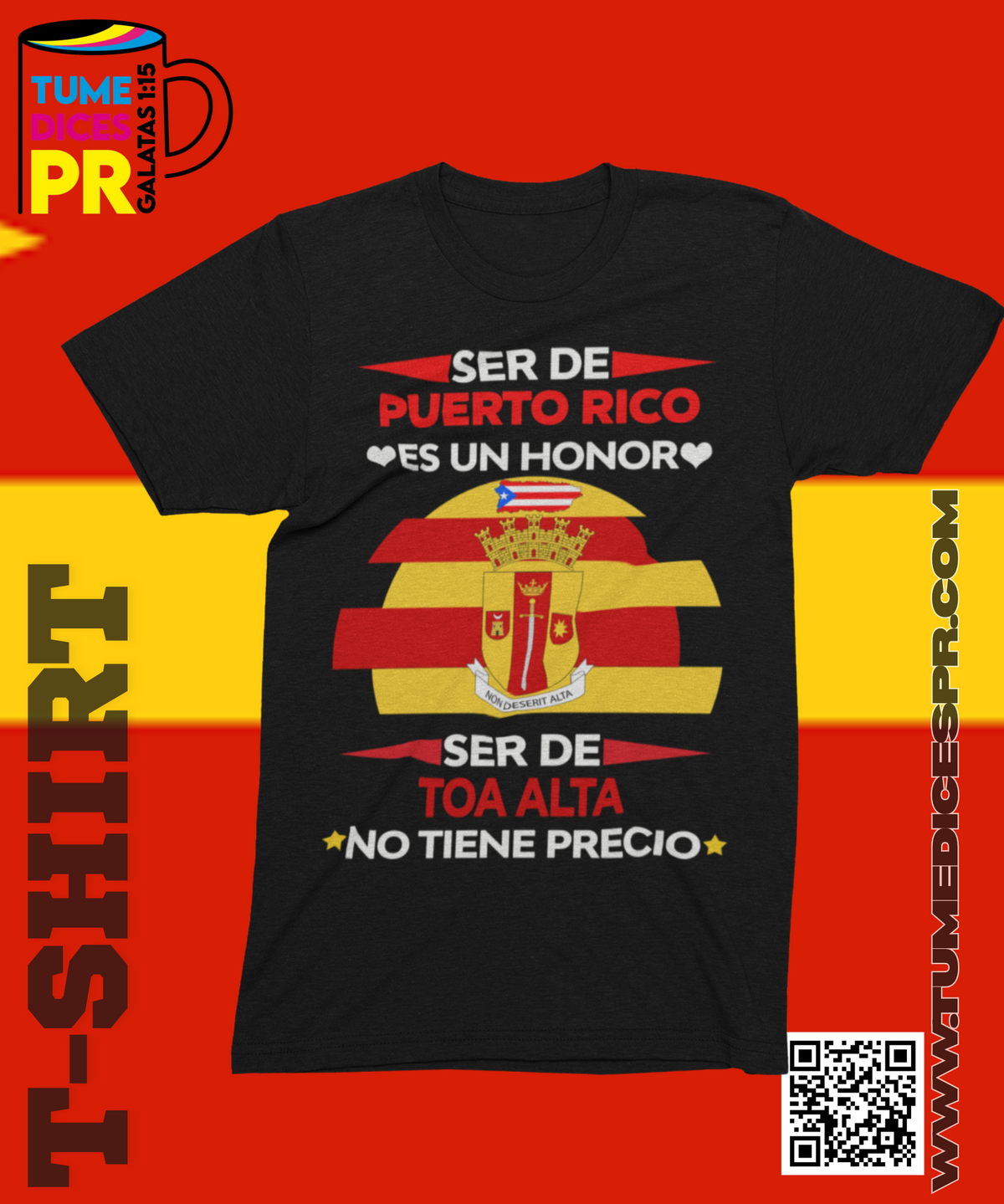 Camiseta MUNICIPIOS DE PUERTO RICO | Algodón y poliéster | Tallas S–XL