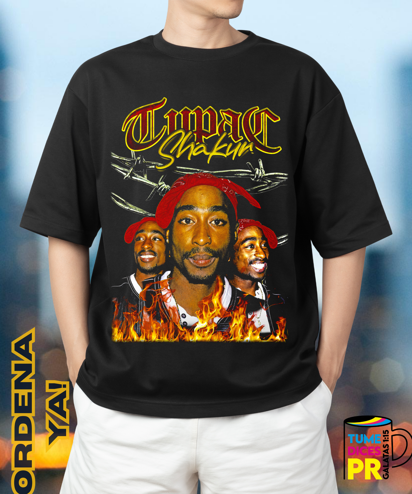 TUPAC Camiseta