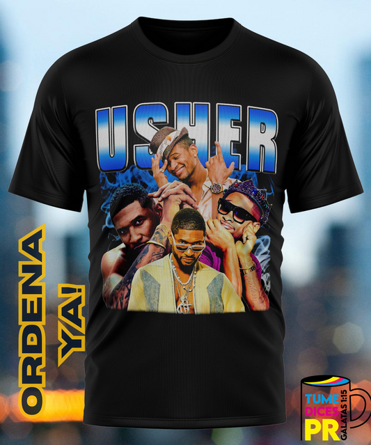 USHER Camiseta
