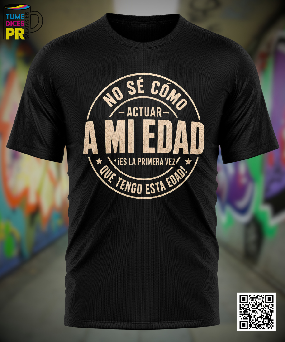 Camiseta A Mi Edad