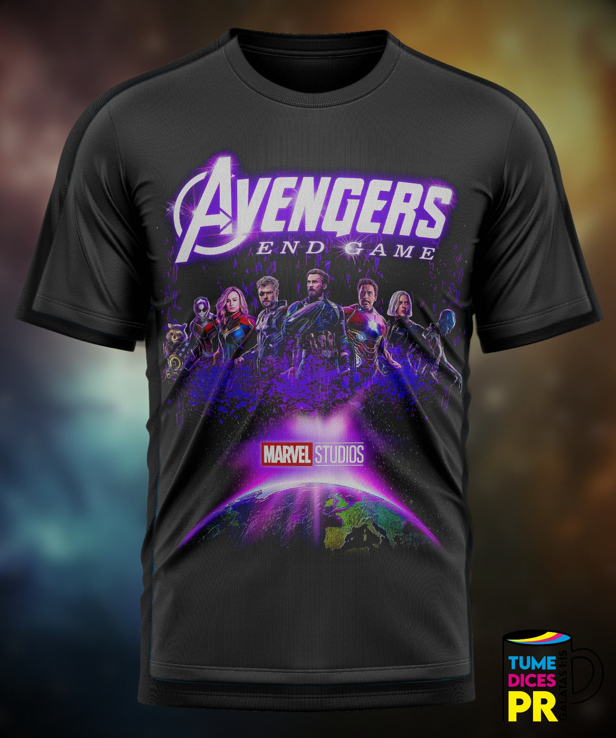 Camiseta Avengers | Algodón y poliéster | Tallas S–XL