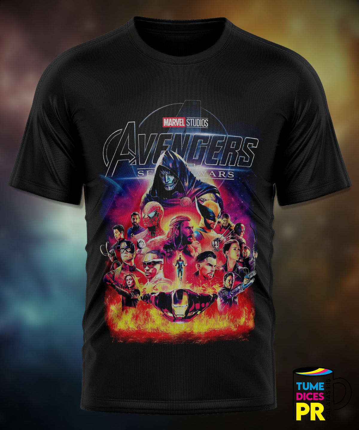 Camiseta Avengers | Algodón y poliéster | Tallas S–XL