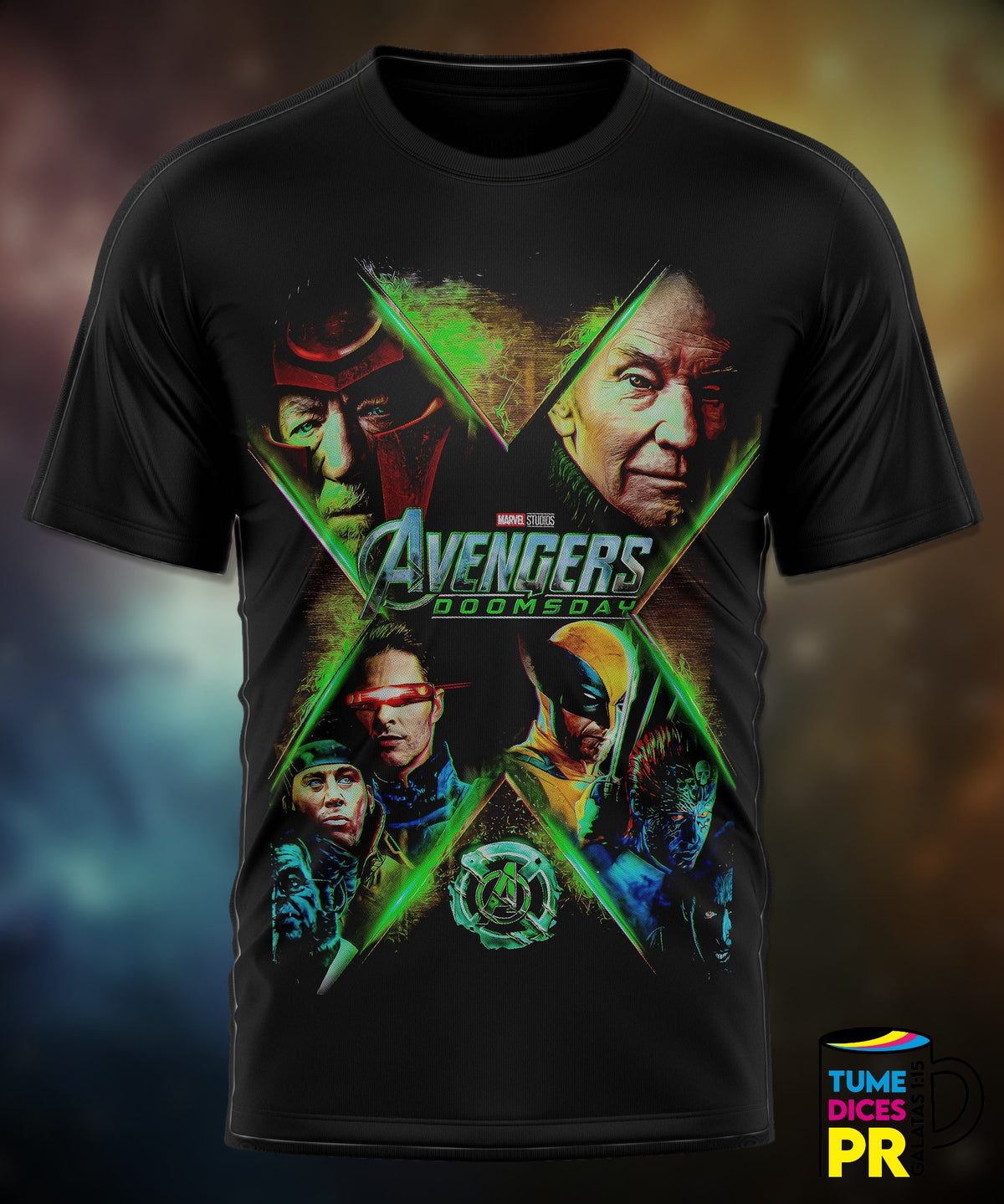 Camiseta Avengers | Algodón y poliéster | Tallas S–XL