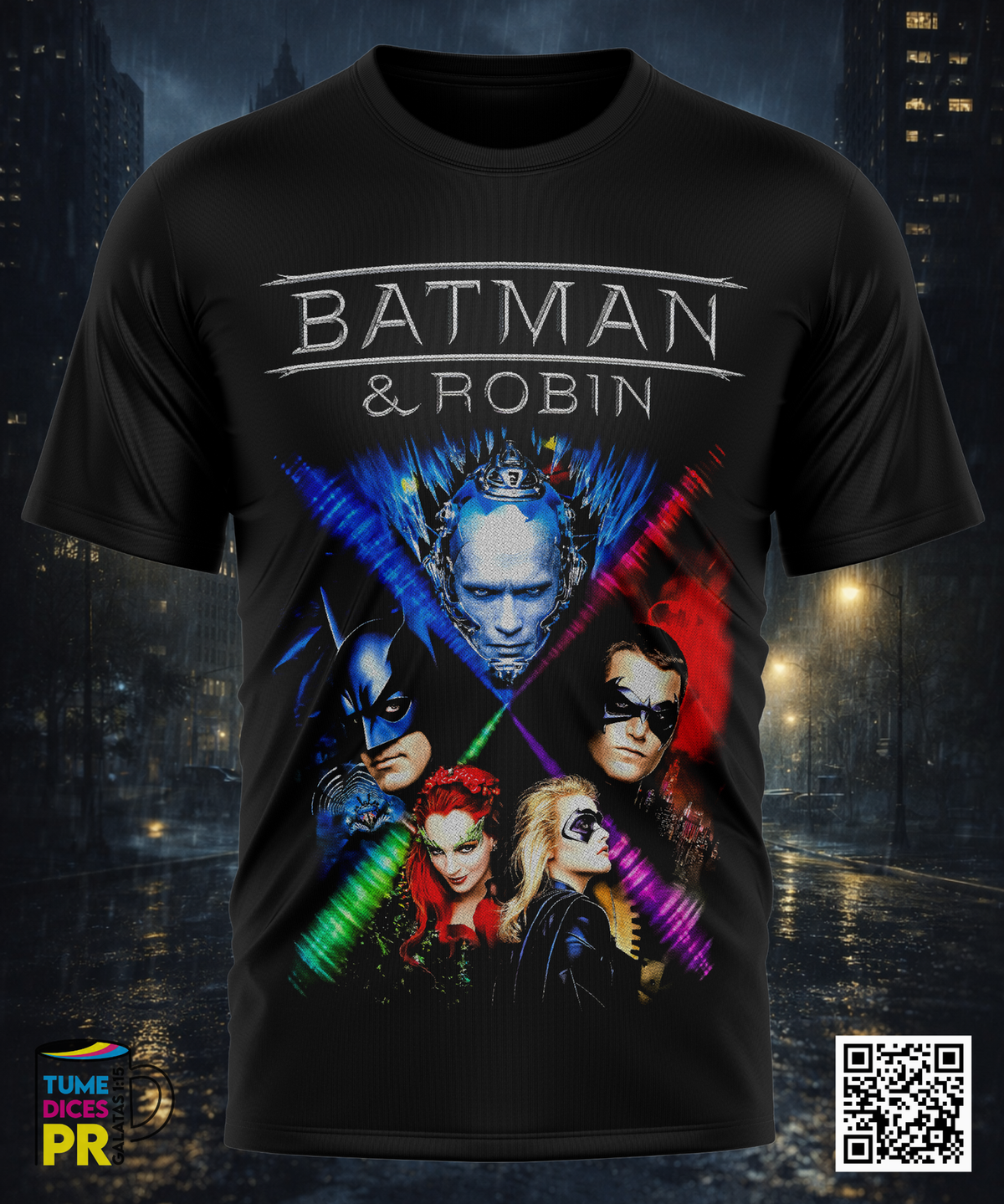 Camiseta BATMAN 2 | Algodón y poliéster | Tallas S–XL