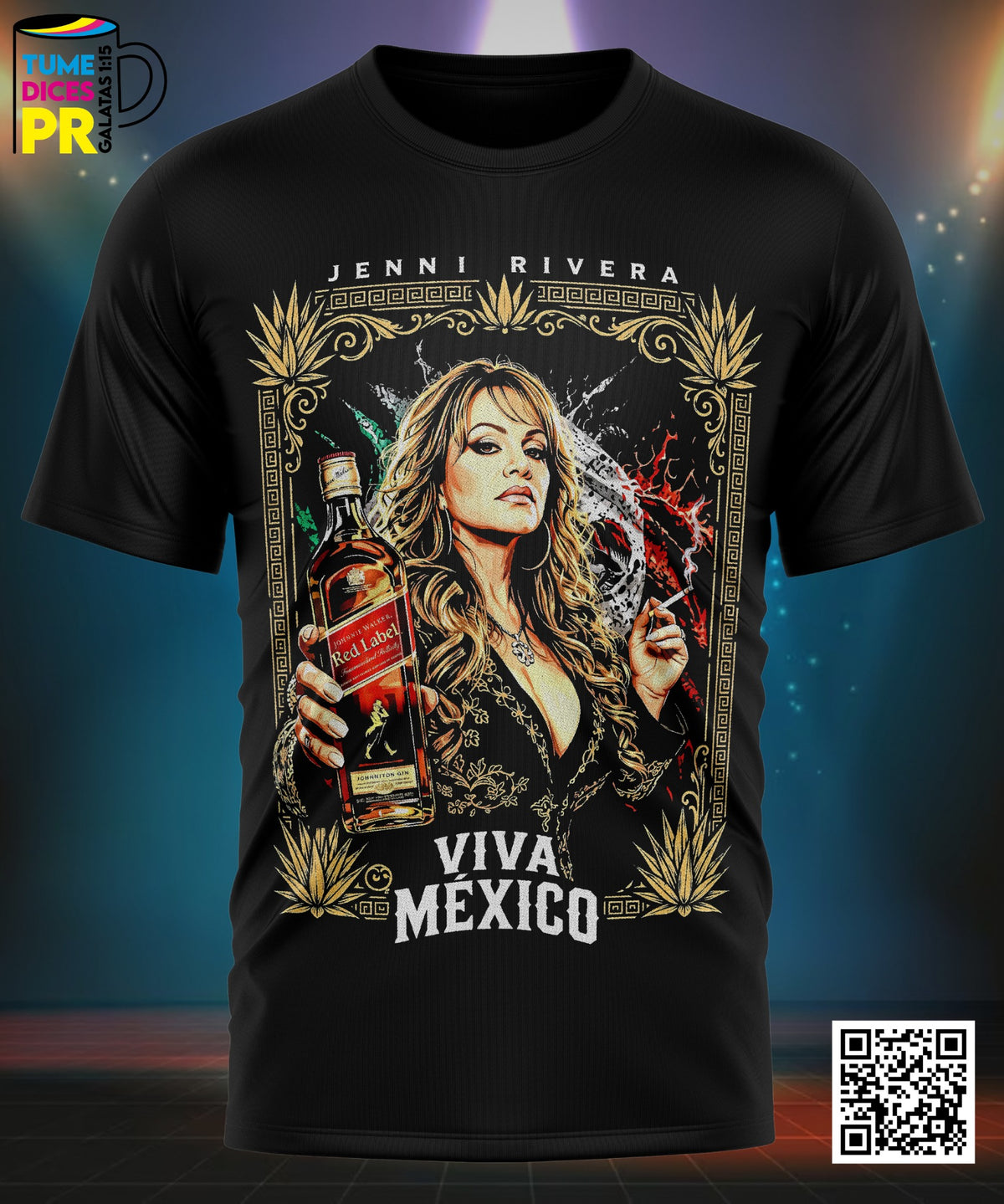 Camiseta JENNI RIVERA | Algodón y poliéster | Tallas S–XL