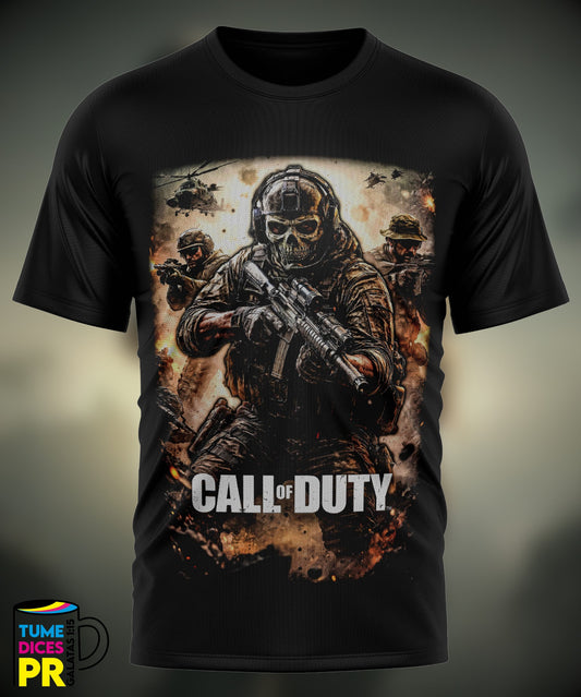 Camiseta Call of Duty | Algodón y poliéster | Tallas S–XL