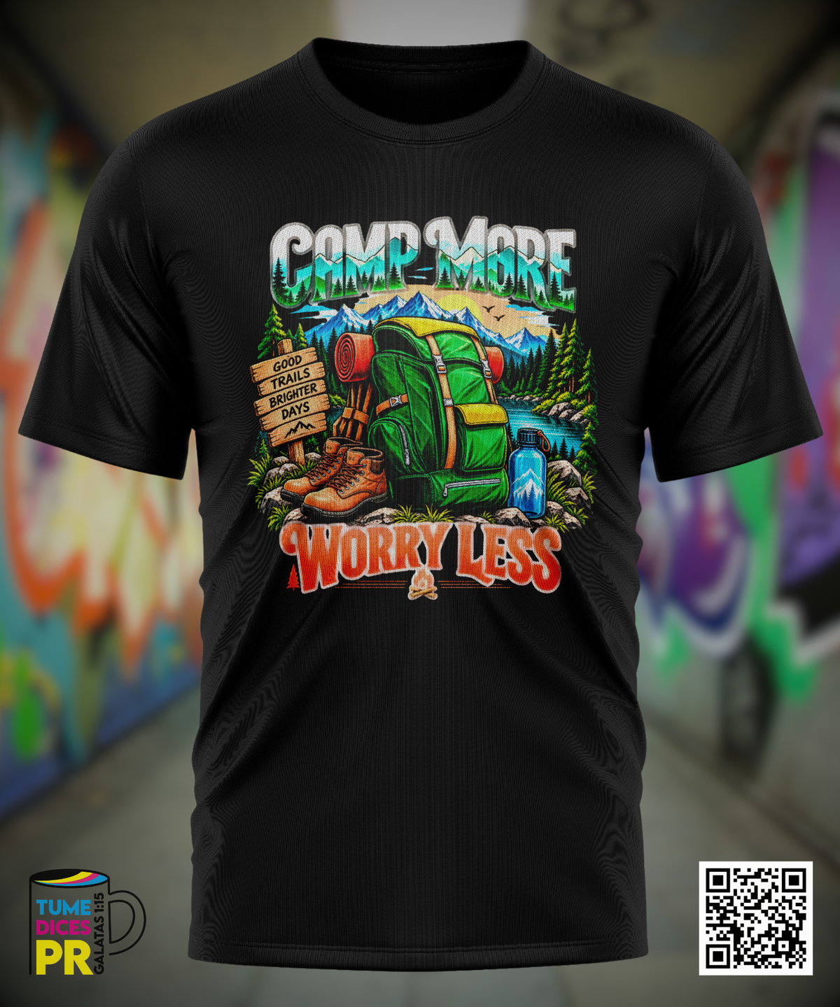 Camiseta Camping