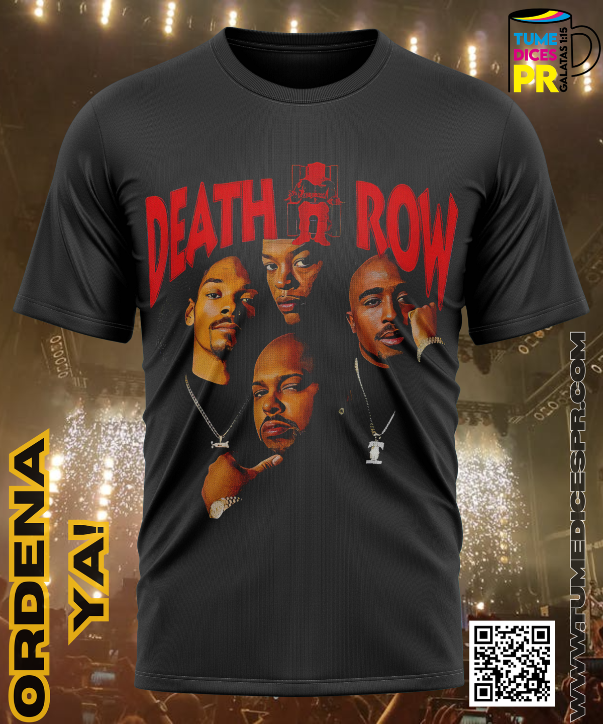 Camiseta Death Row Records