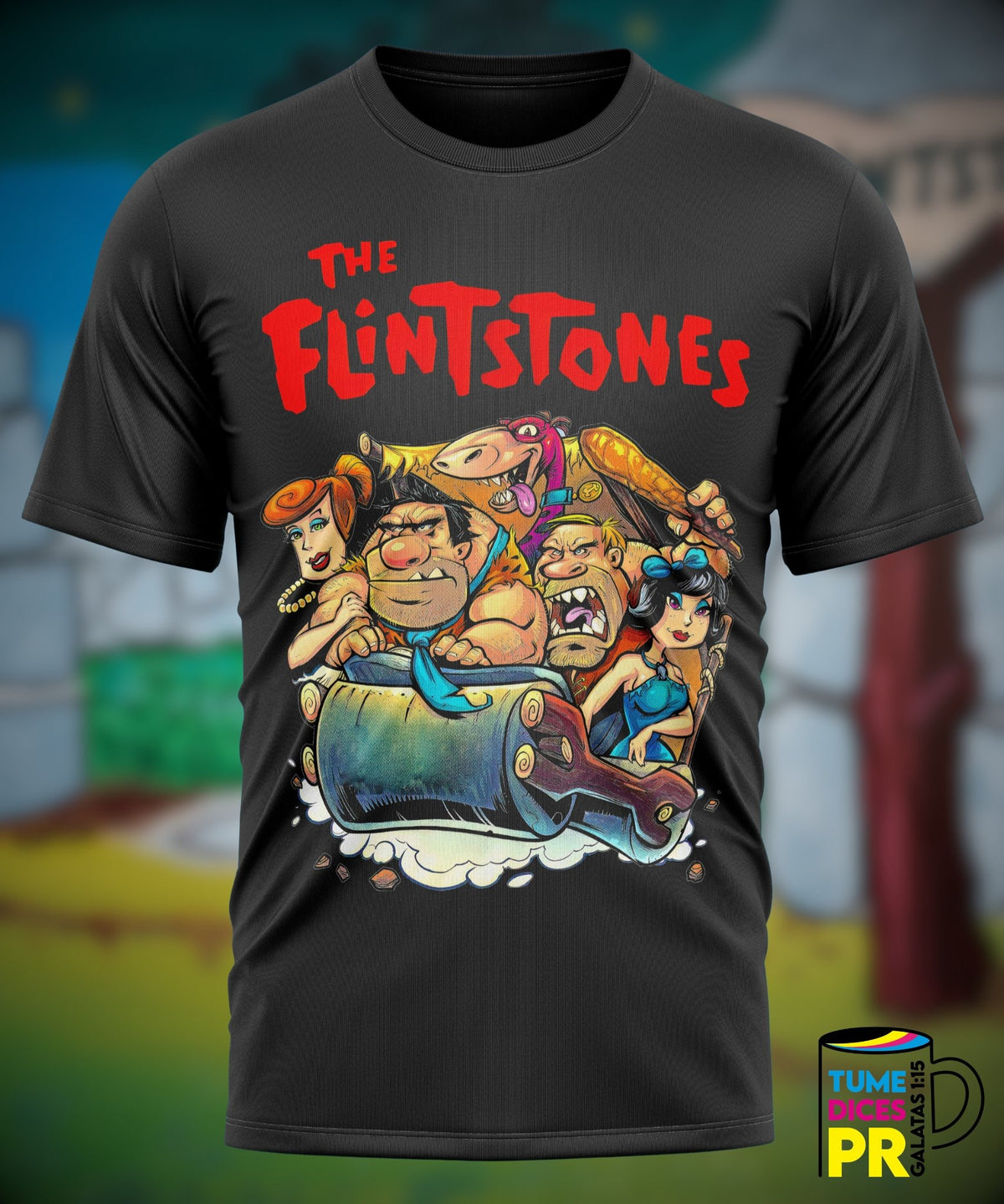 Camiseta Los Picapiedras | Algodón y poliéster | Tallas S–XL