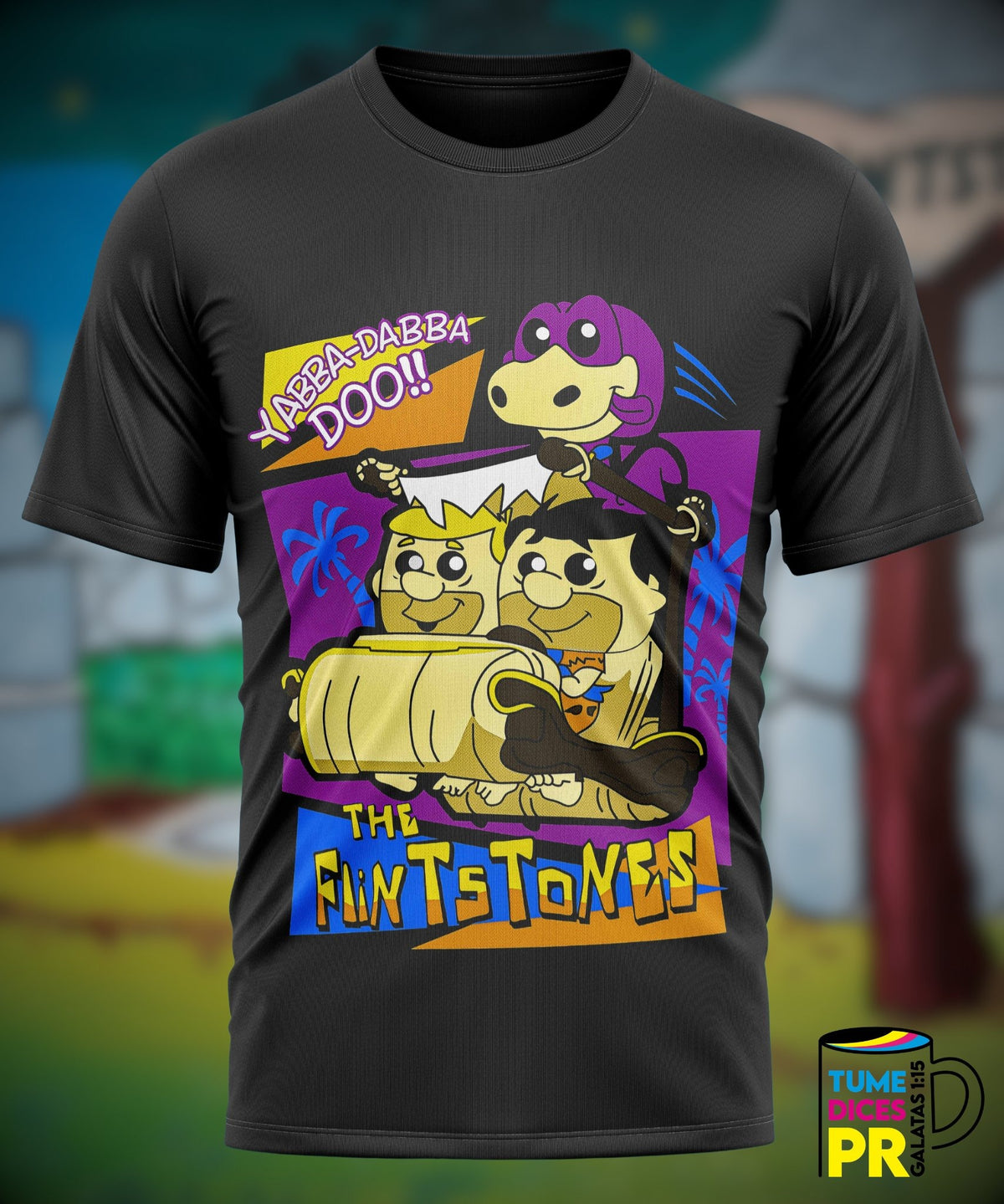 Camiseta Los Picapiedras | Algodón y poliéster | Tallas S–XL
