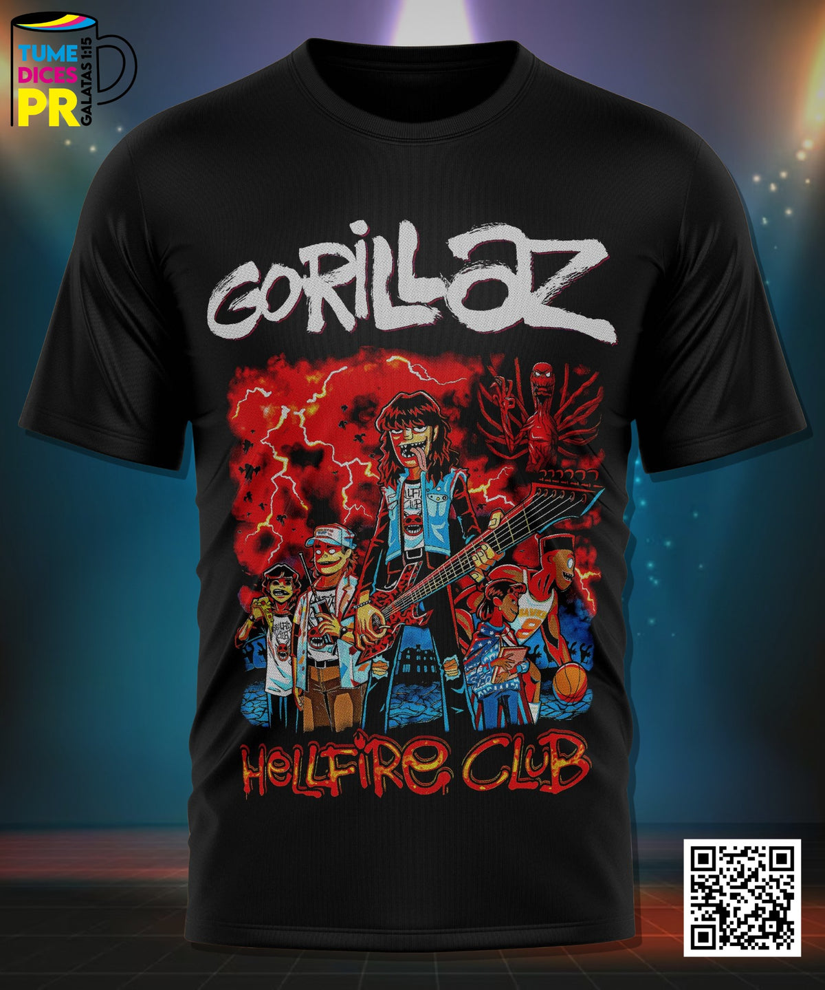 Camiseta Gorillaz