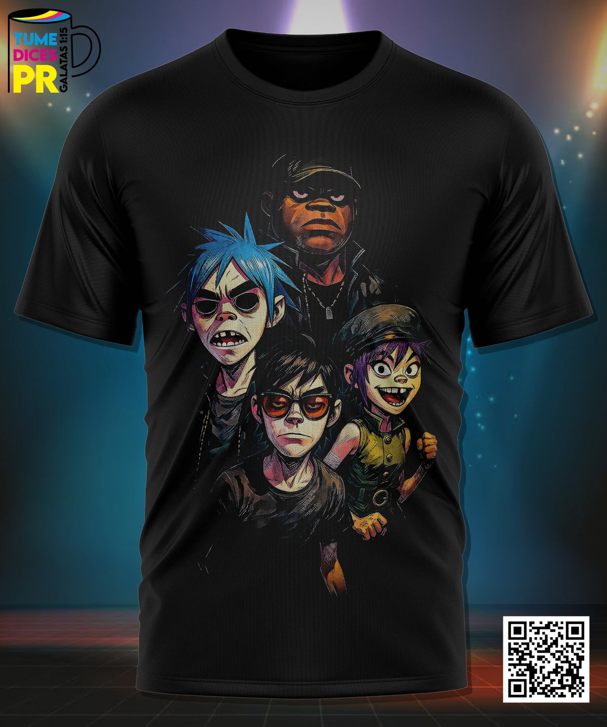 Camiseta Gorillaz