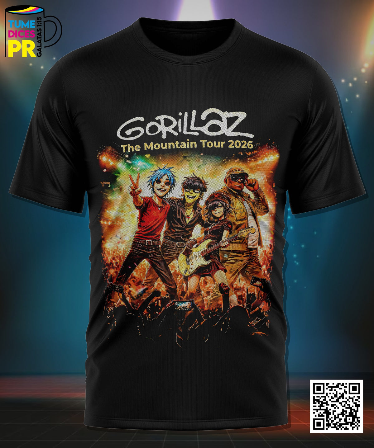 Camiseta Gorillaz