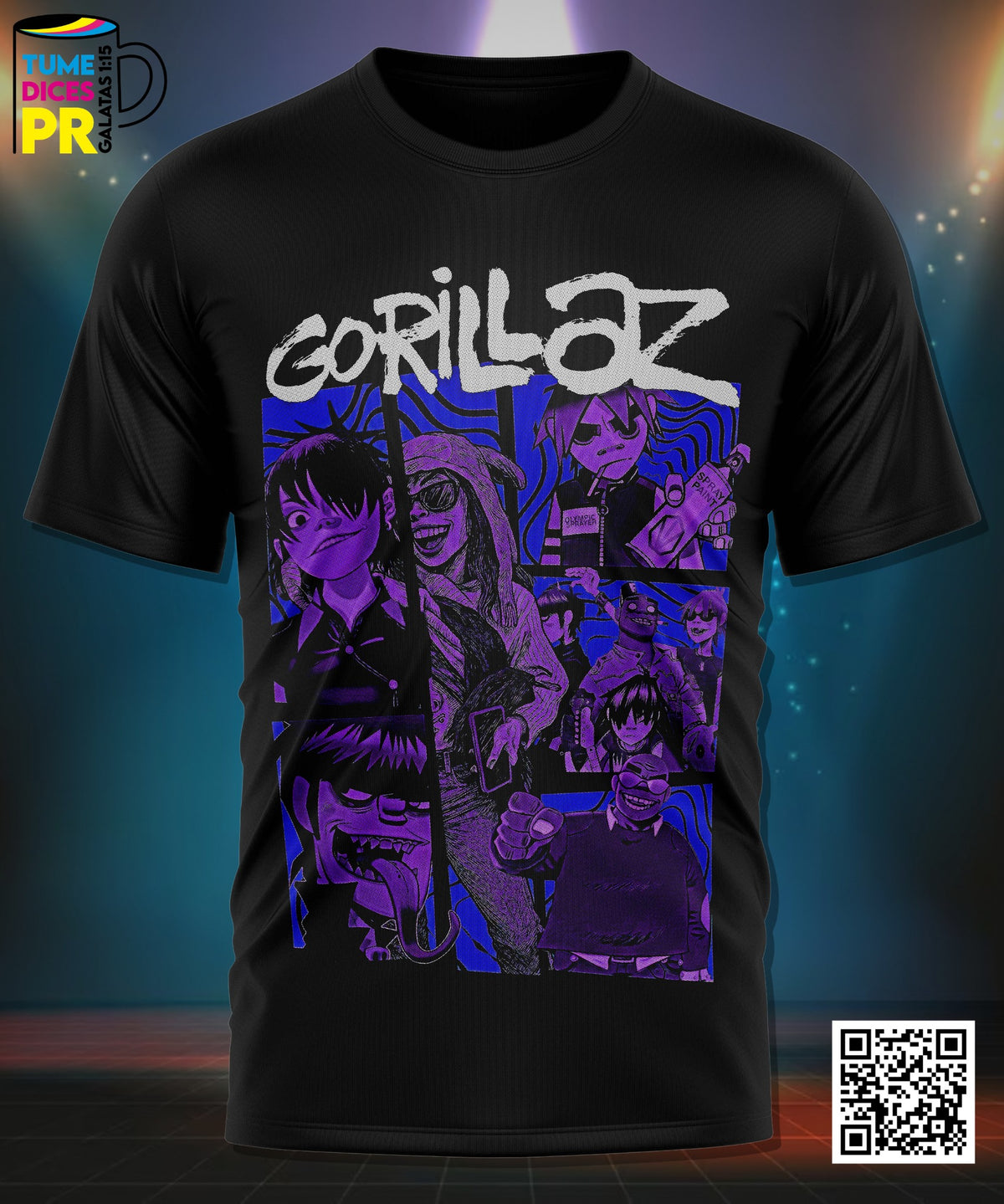 Camiseta Gorillaz