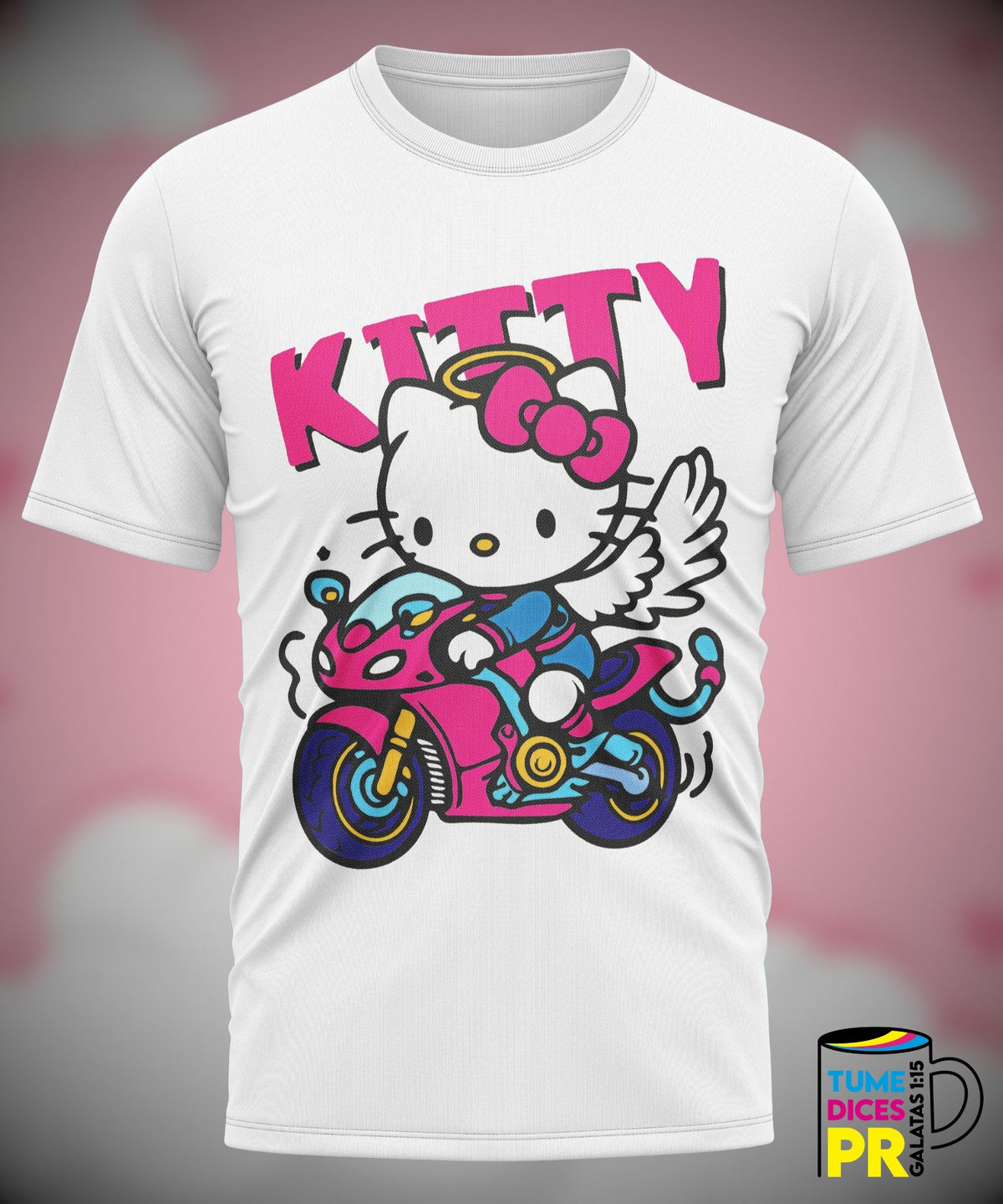 Camiseta Hello Kitty | Algodón y poliéster | Tallas S–XL