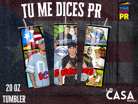 TEAM LOS NENES Skinny Tumbler