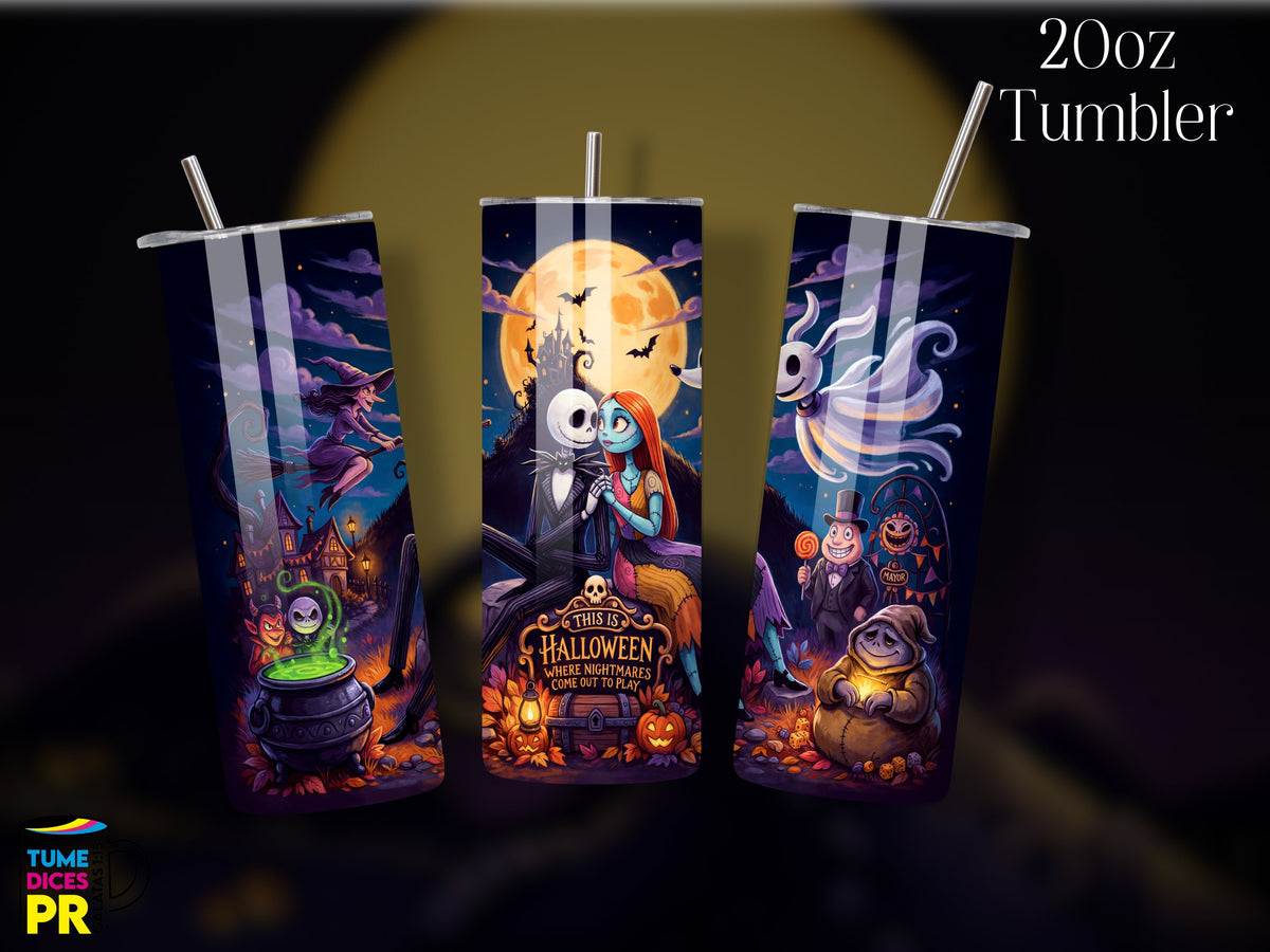 Tumbler Jack Skellington - Diseño 11