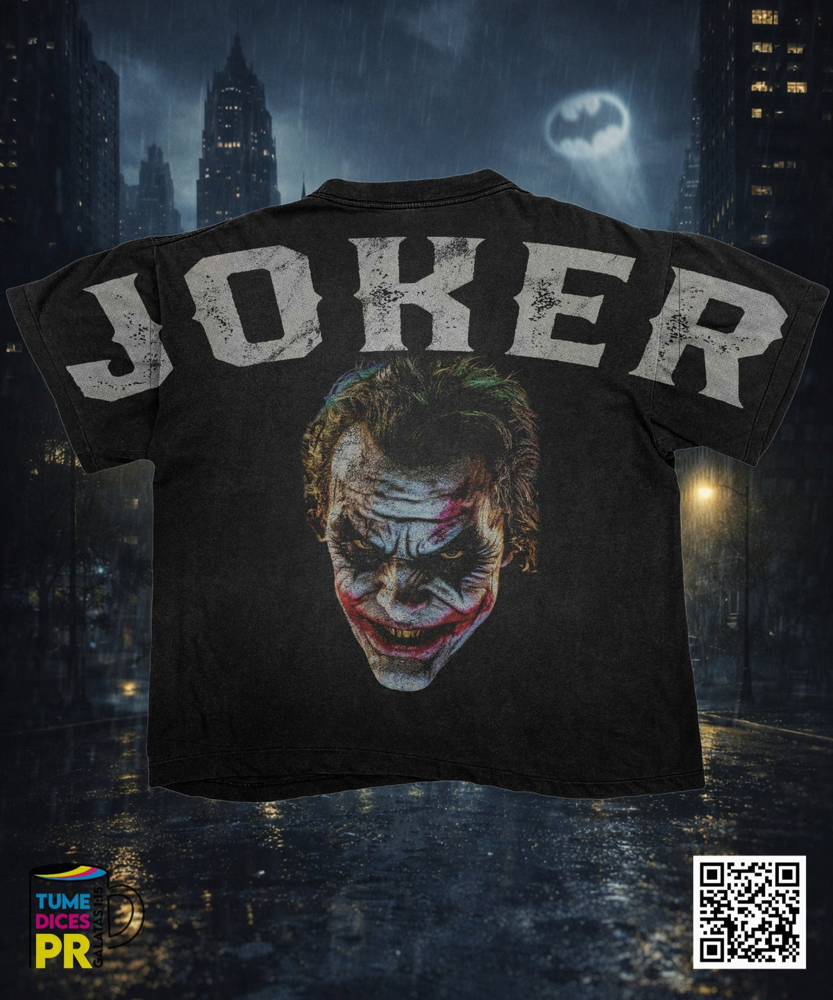Camiseta JOKER | Algodón y poliéster | Tallas S–XL