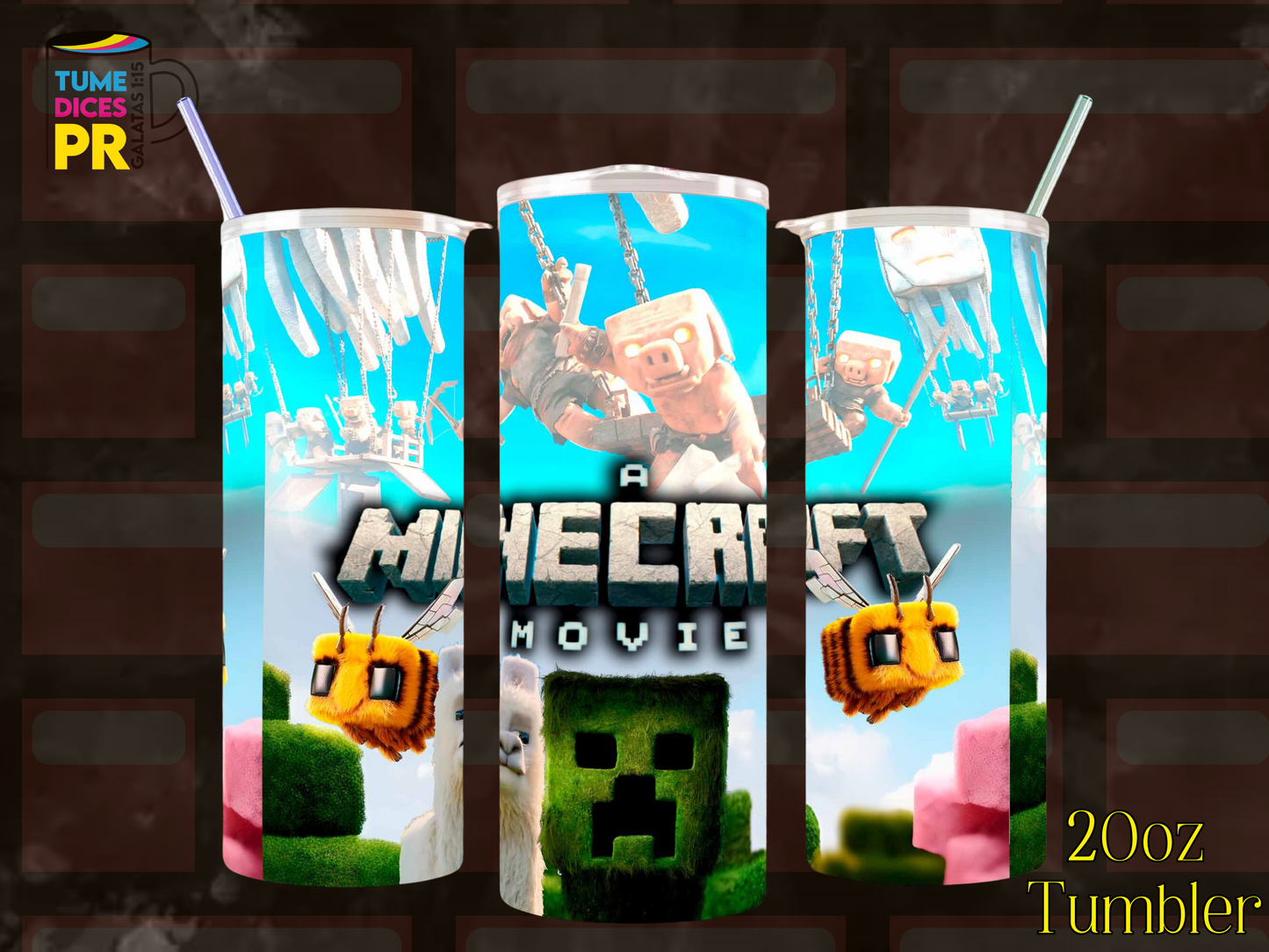 MINECRAFT Skinny Tumbler