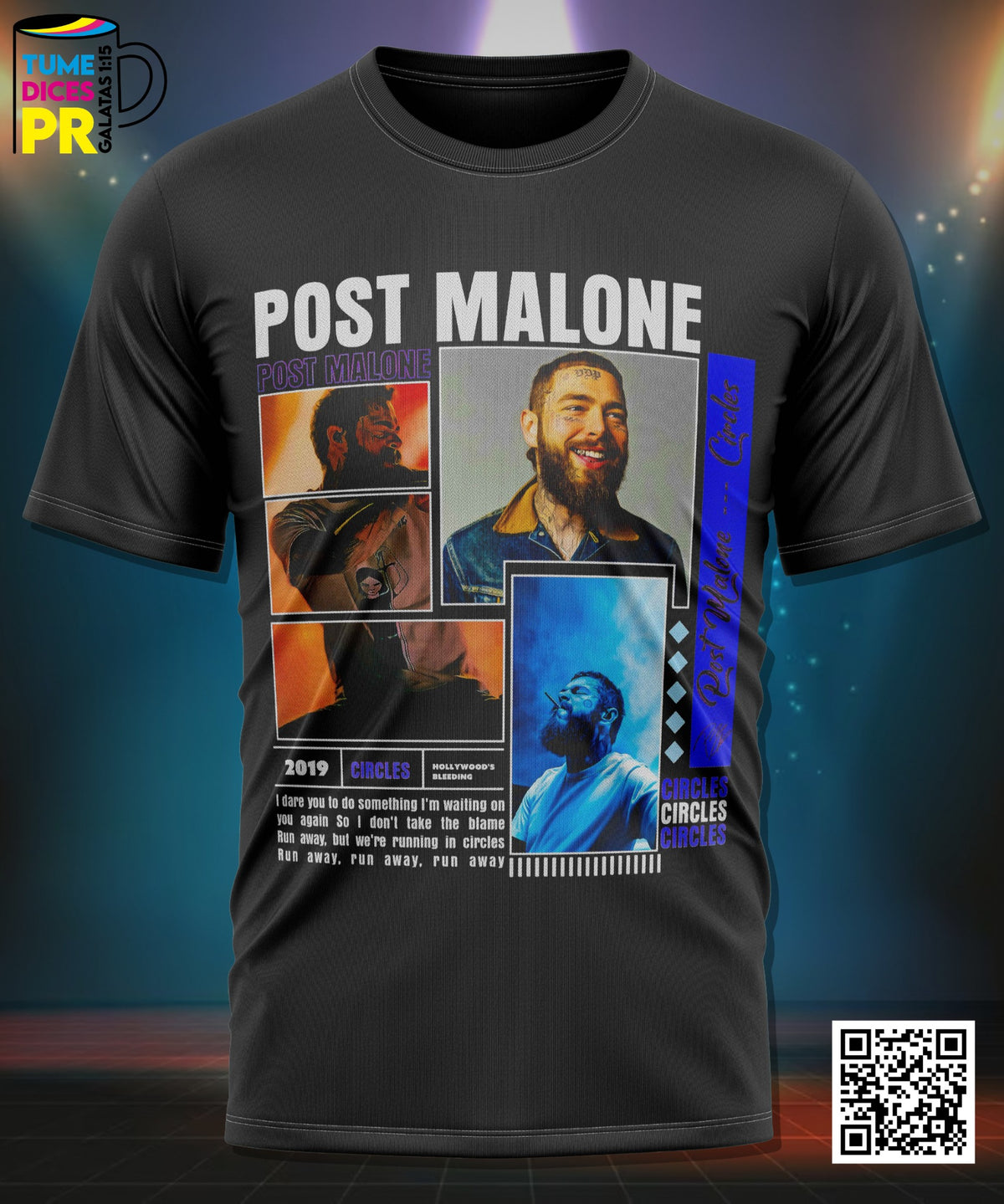 Camiseta Post Malone