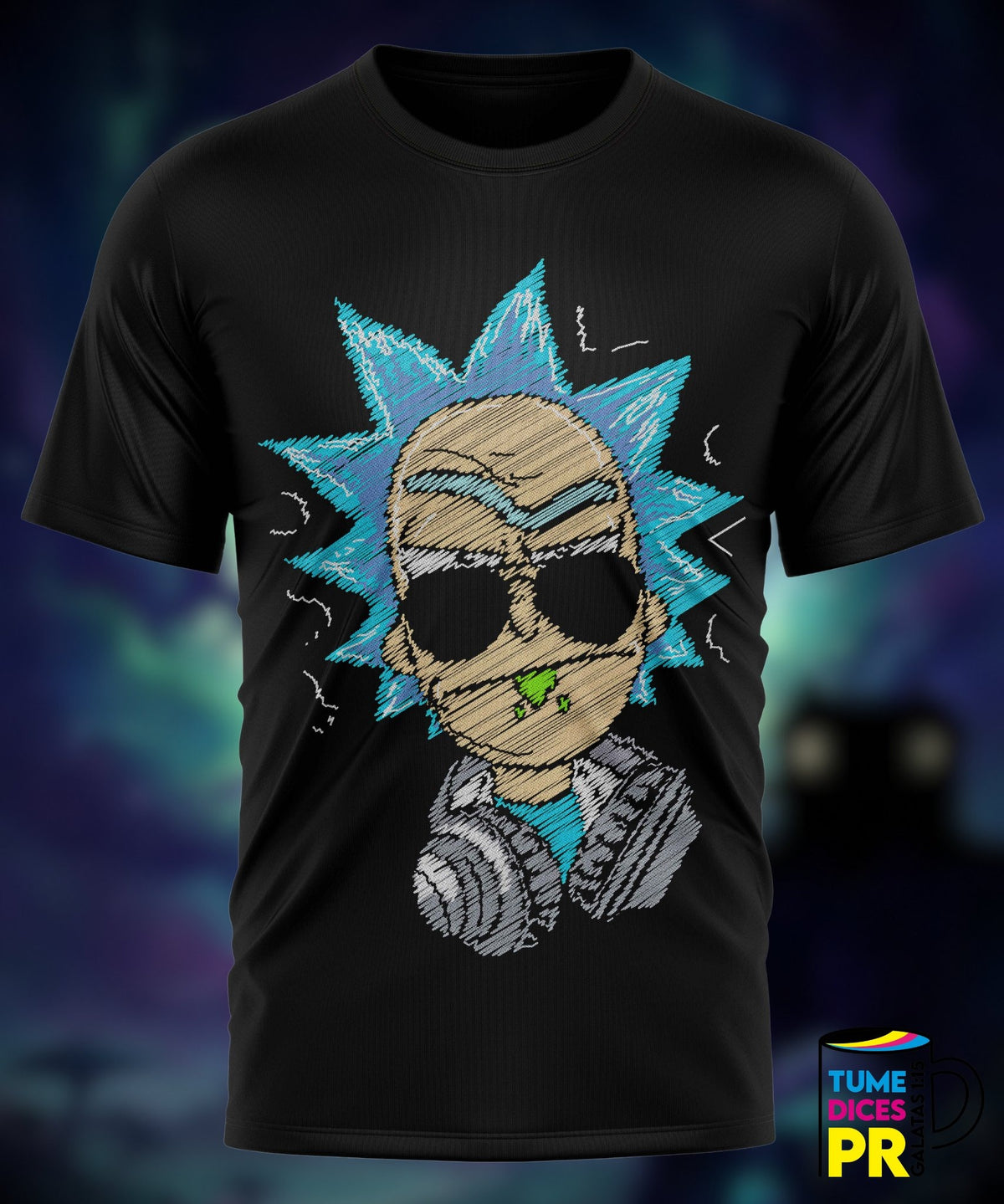 Camiseta Rick and Morty | Algodón y poliéster | Tallas S–XL