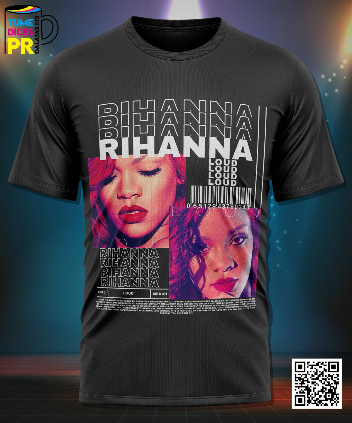 Camiseta Rihanna