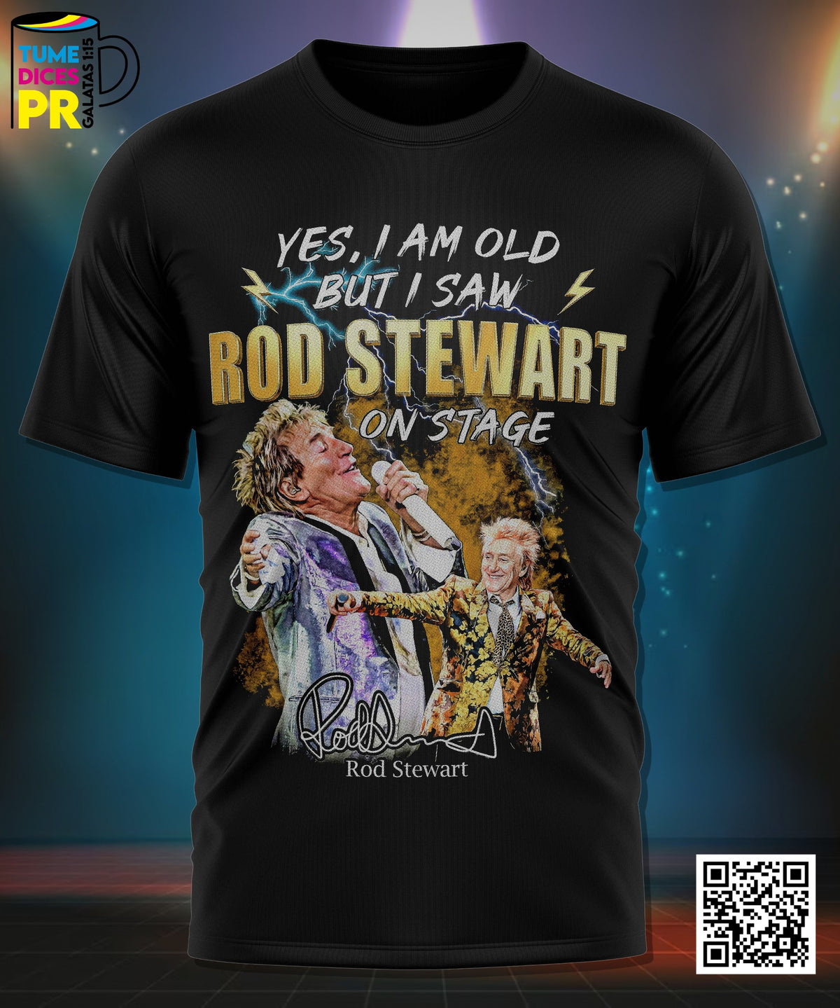 Camiseta Rod Stewart